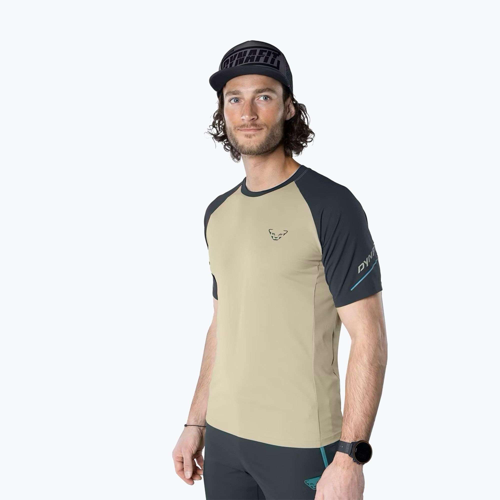 Koszulka do biegania męska DYNAFIT Alpine Pro rock khaki 