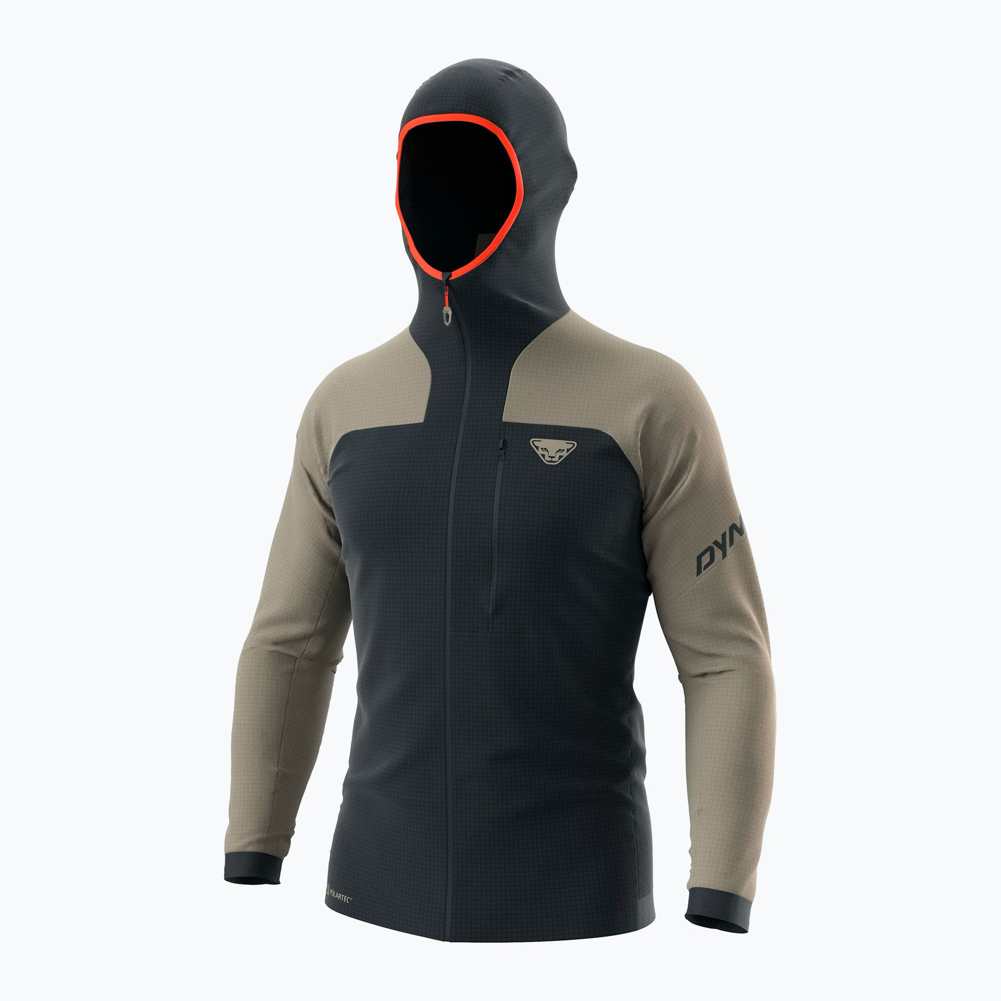 Bluza skiturowa męska DYNAFIT Speed Polartec Hooded rock khaki 
