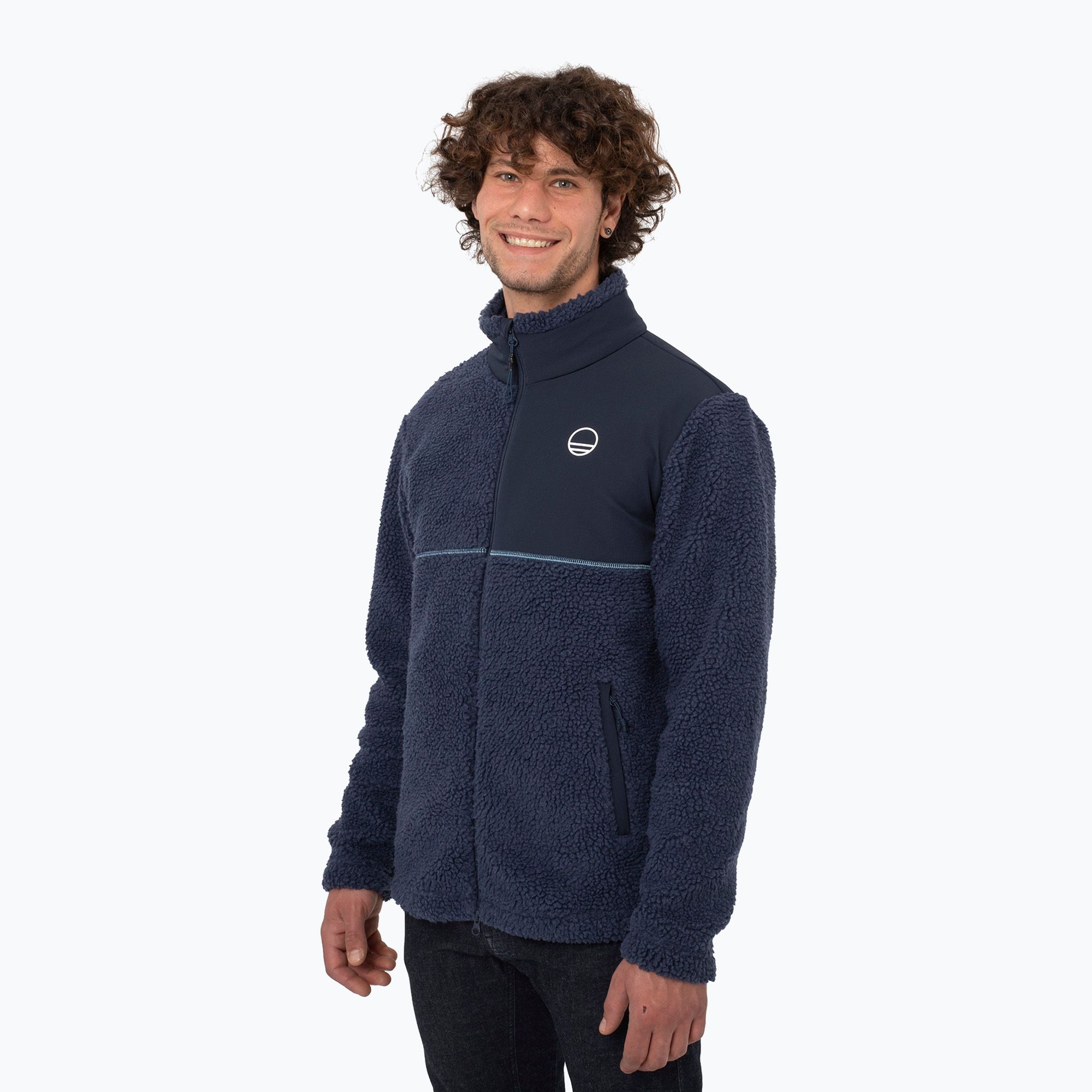 Bluza polarowa męska Wild Country Spotter dark denim 