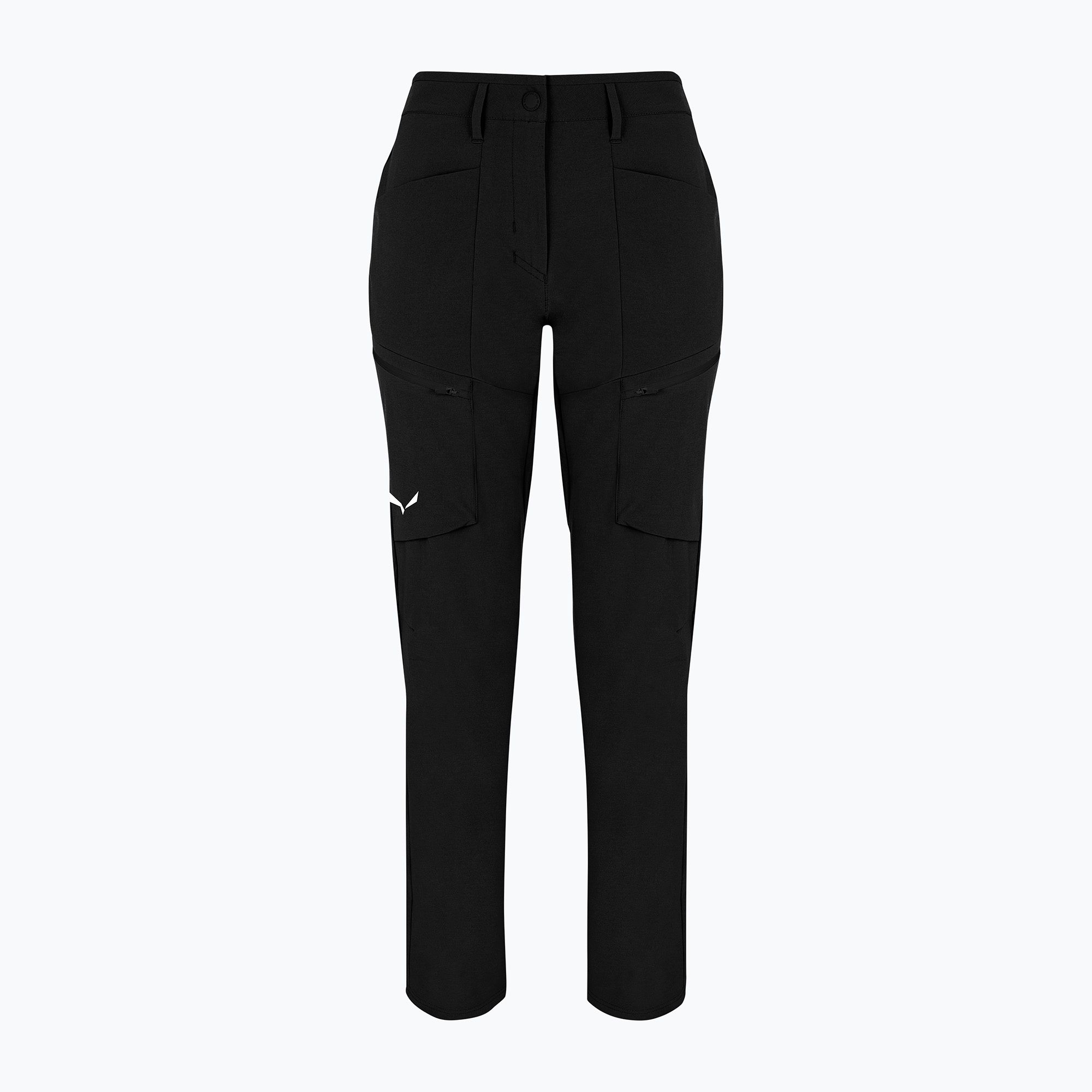 Spodnie softshell damskie Salewa Puez DST Cargo black out 