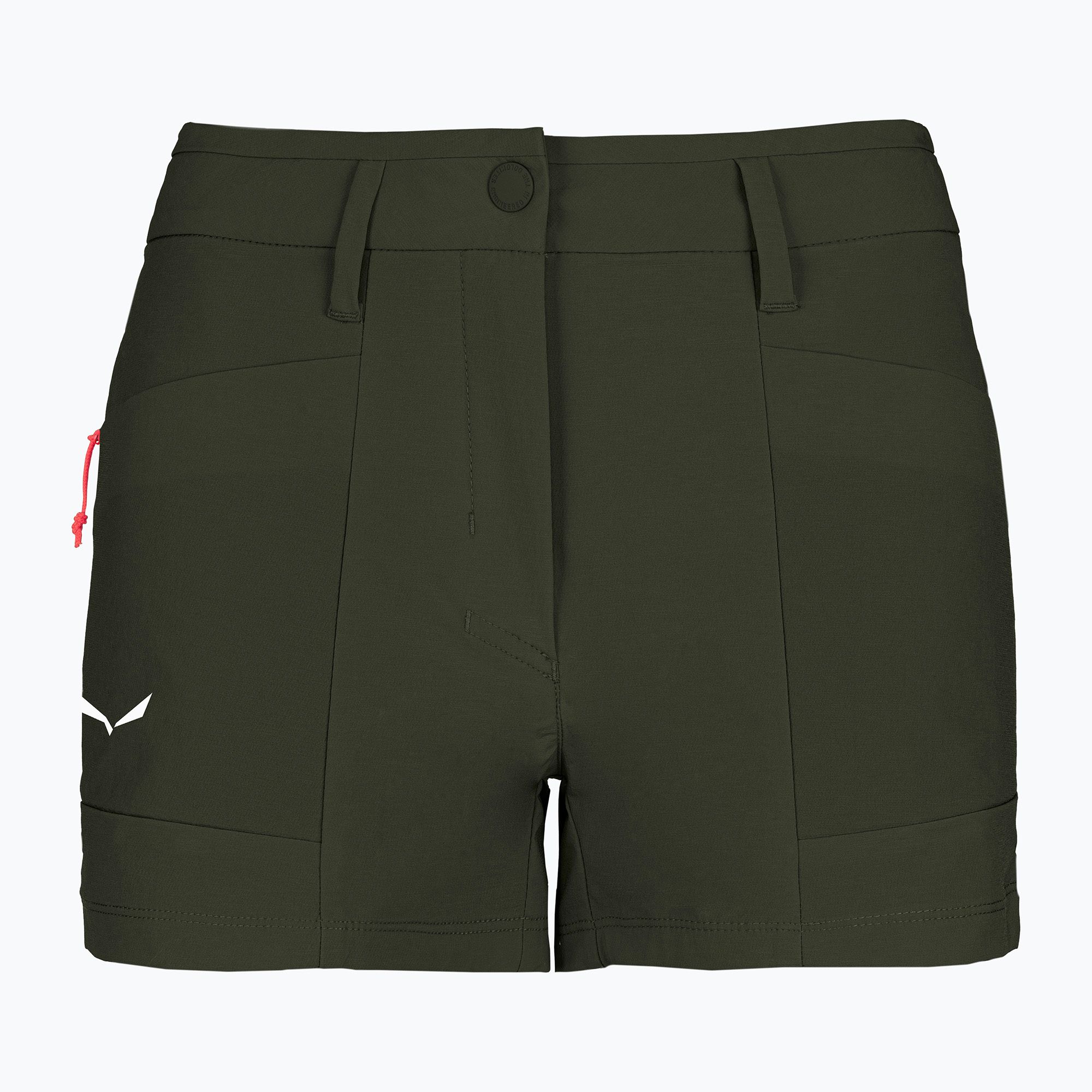 Spodenki trekkingowe damskie Salewa Puez DST Cargo dark olive 