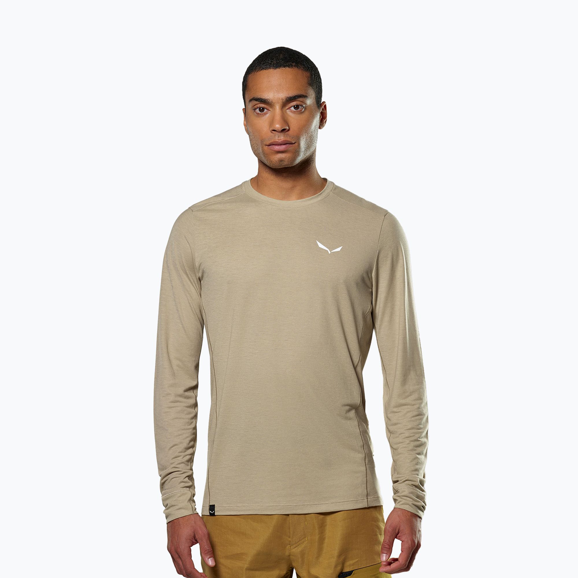 Longsleeve trekkingowy męski Salewa Puez Dry quicksand 