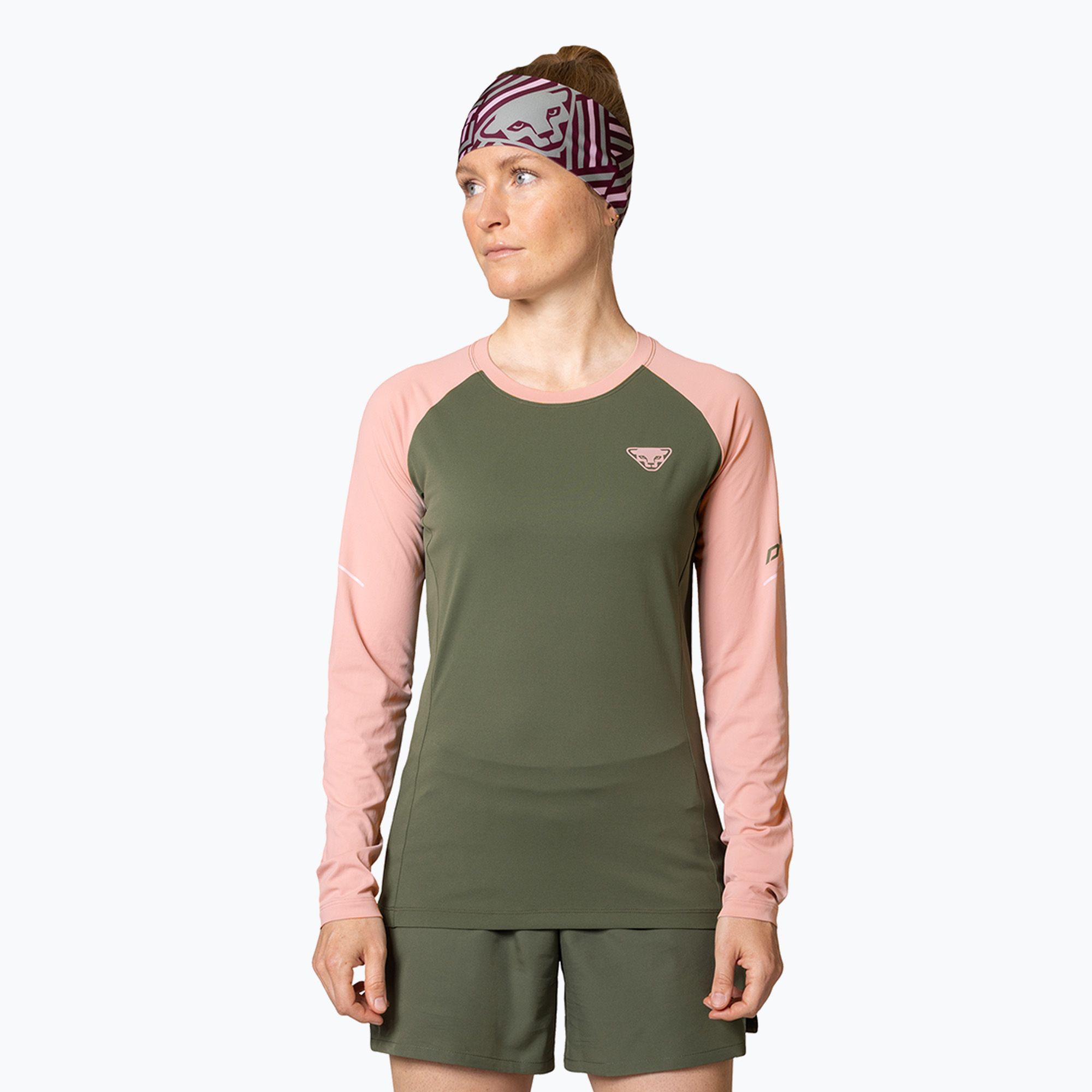 Longsleeve do biegania damski DYNAFIT Alpine Pro thyme 