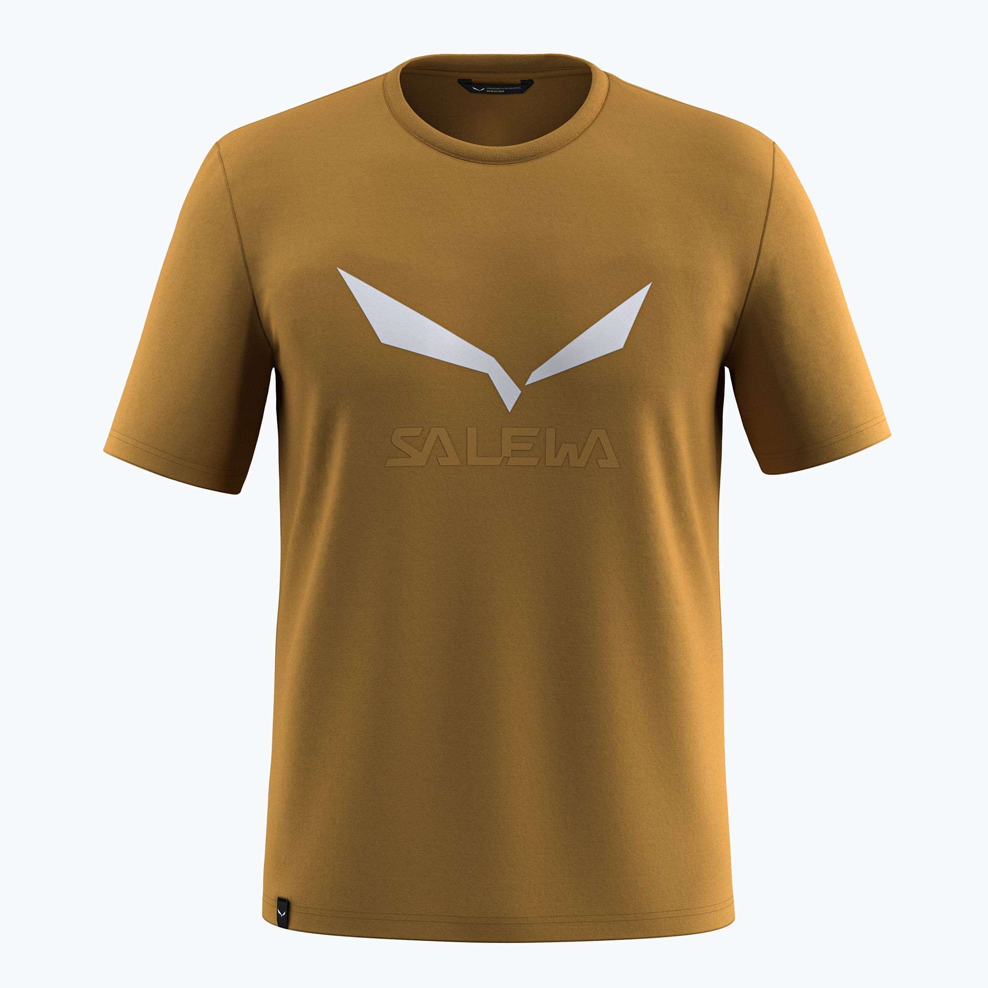Koszulka męska Salewa Solidlogo Dry golden brown 