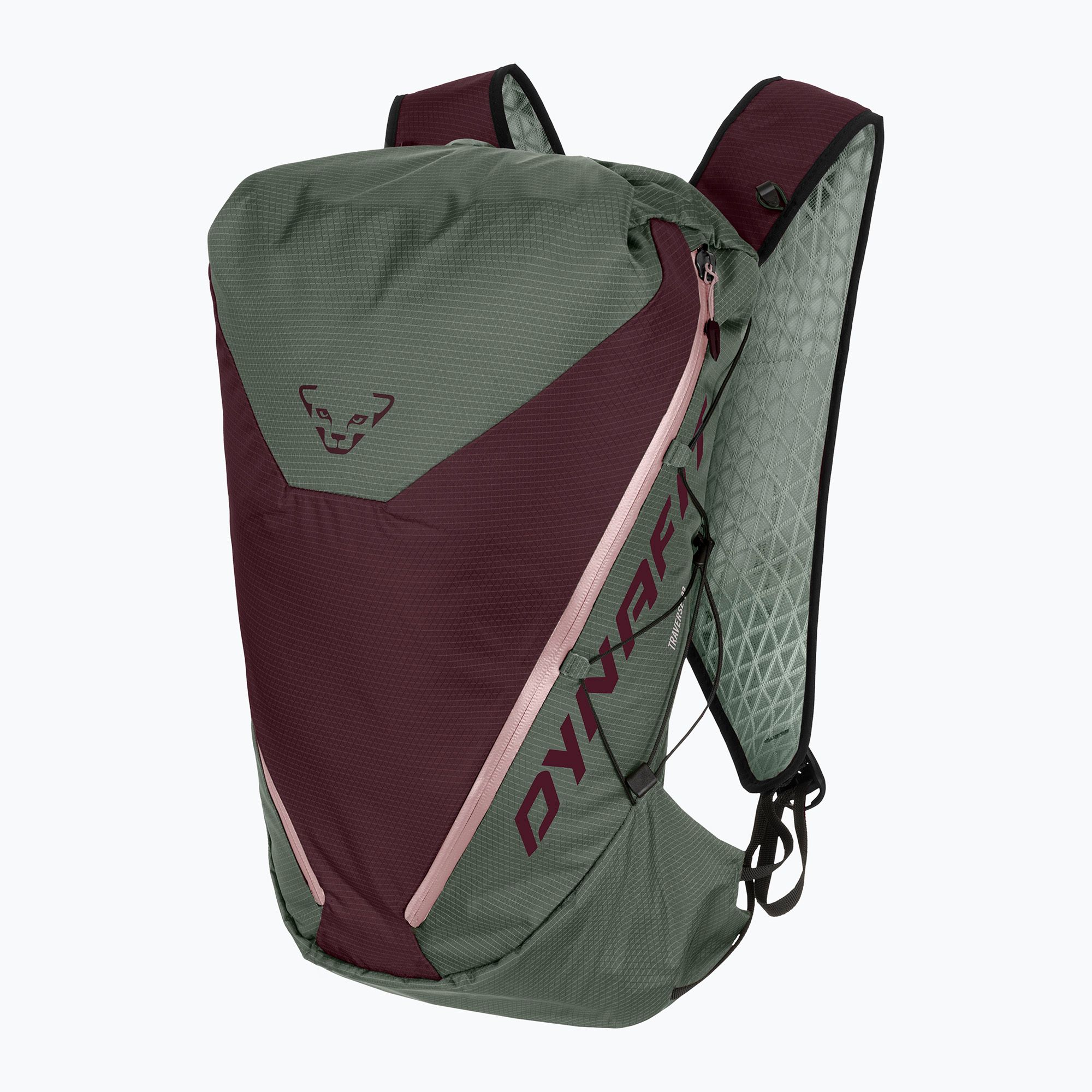 Plecak turystyczny DYNAFIT Traverse 22 l sage/burgundy 