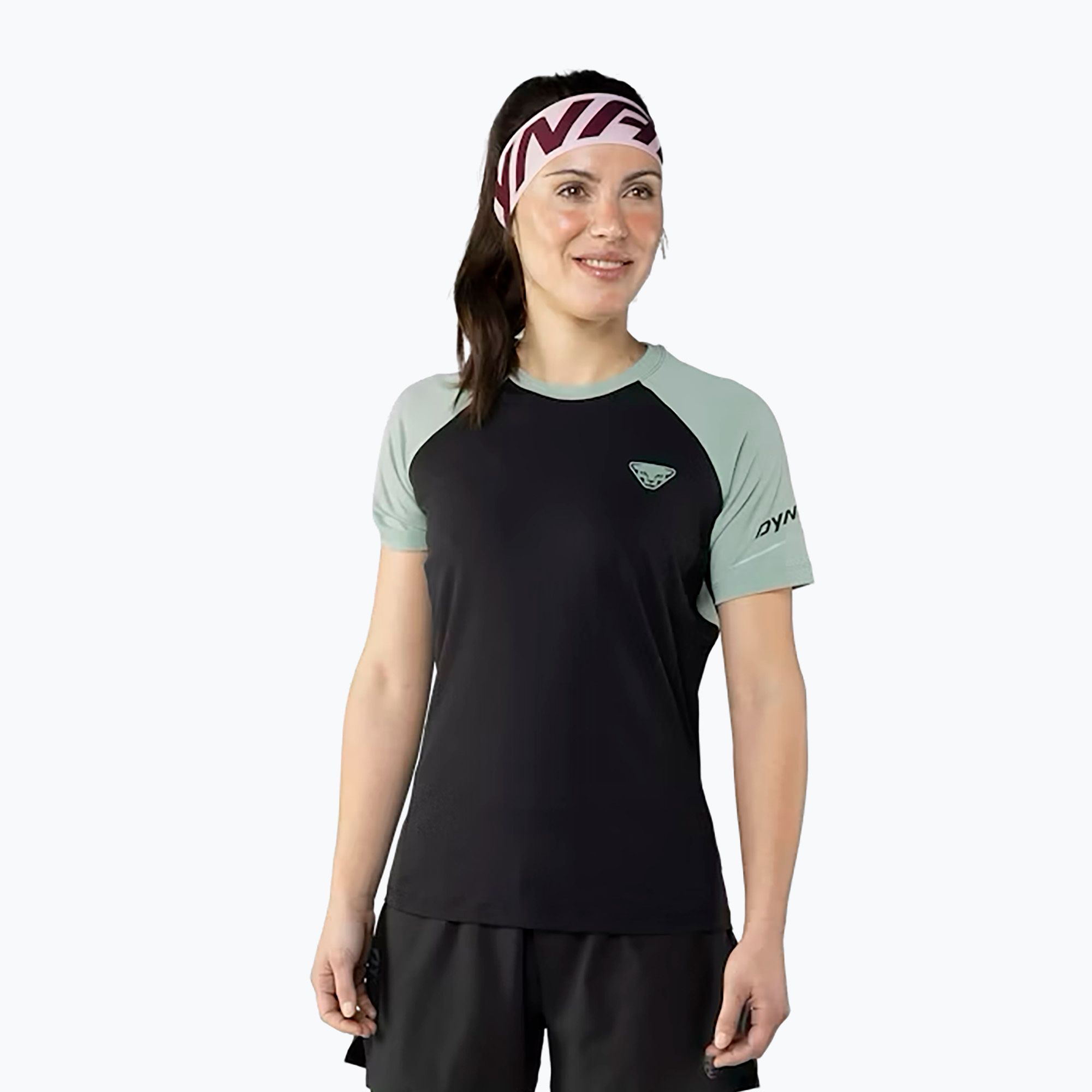 Koszulka do biegania damska DYNAFIT Alpine Pro black out jadeite 