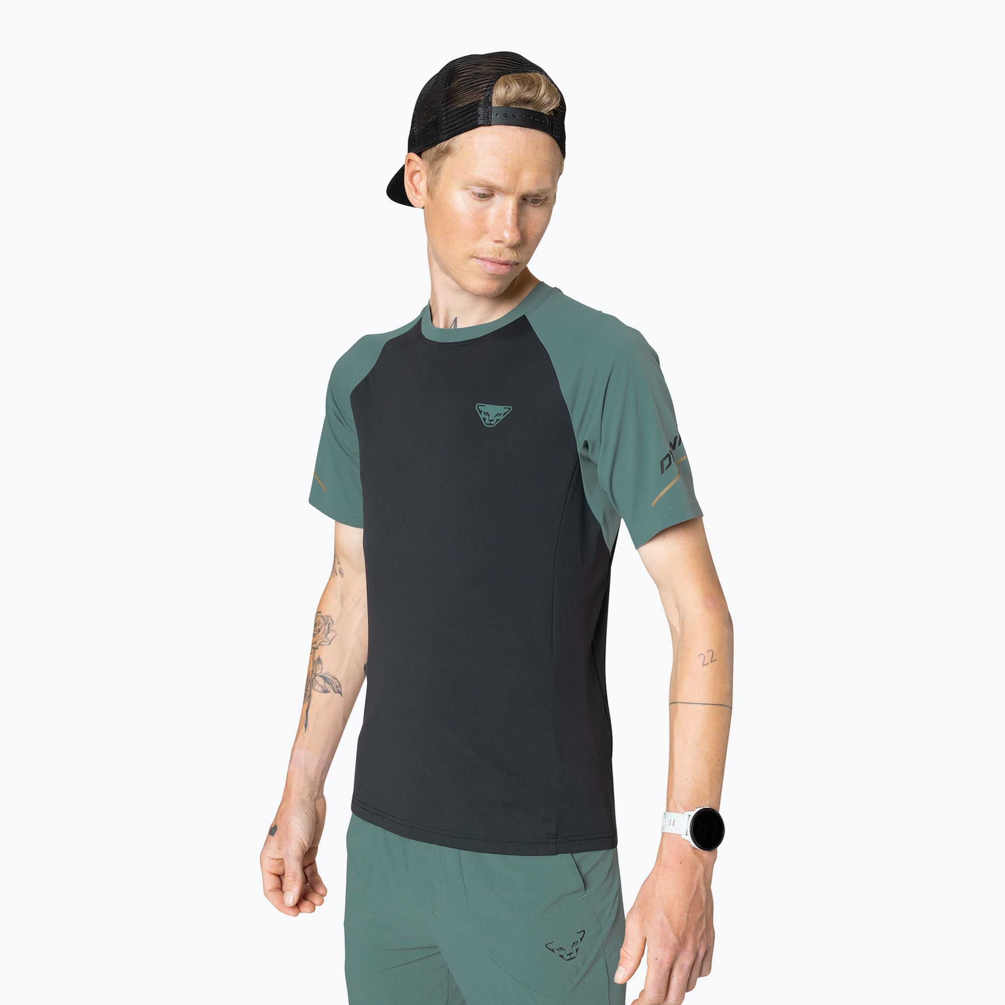Koszulka do biegania męska DYNAFIT Alpine Pro black out atlantic 