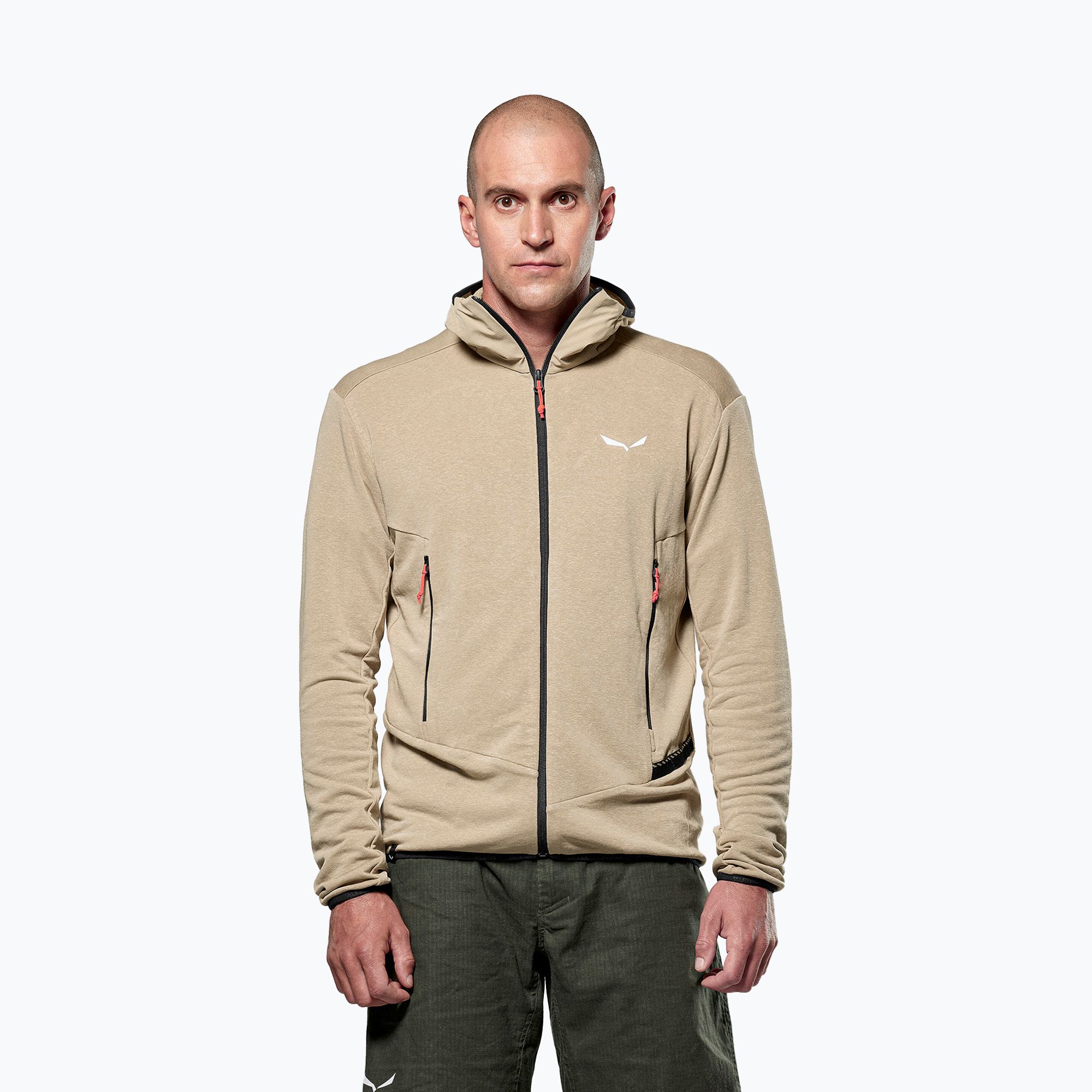 Bluza trekkingowa męska Salewa Agner Hemp 2 Hooded quicksand 