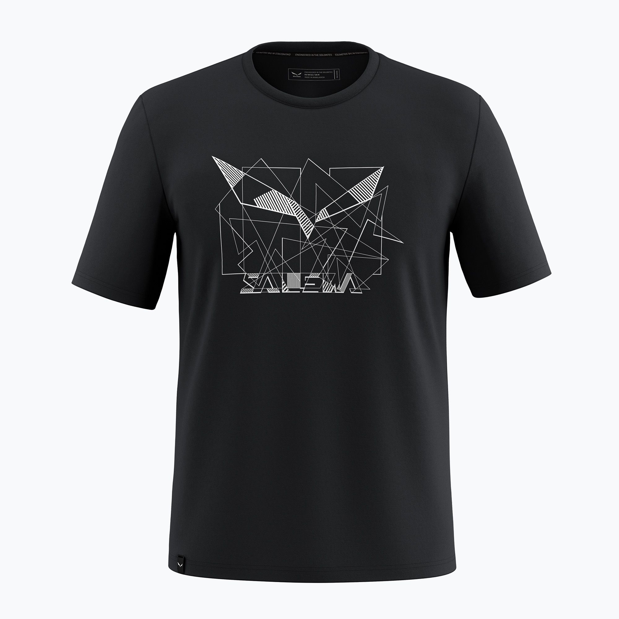 Koszulka męska Salewa Eagle Geometric black out 
