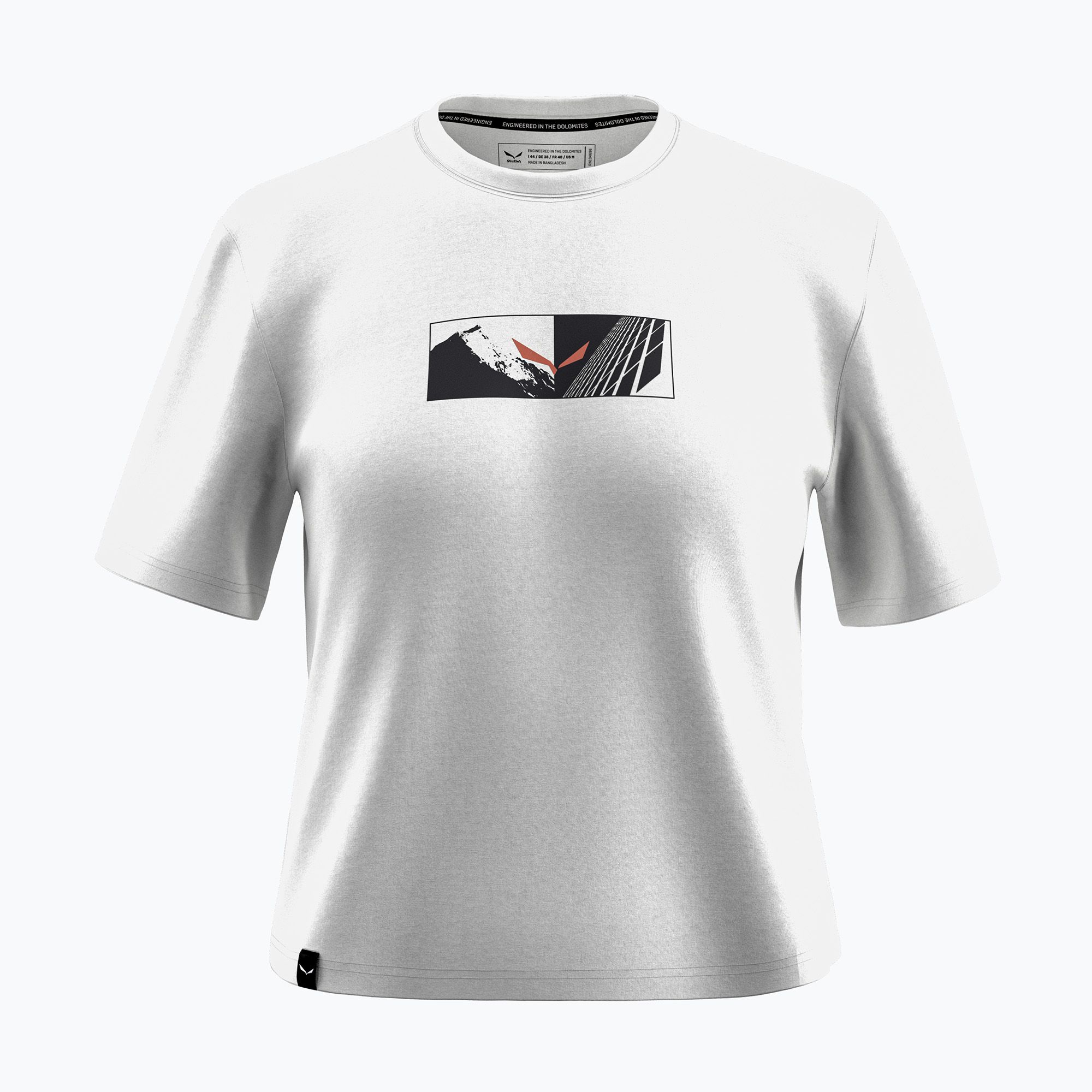 Koszulka damska Salewa Eagle Hybrid Loose optical white 