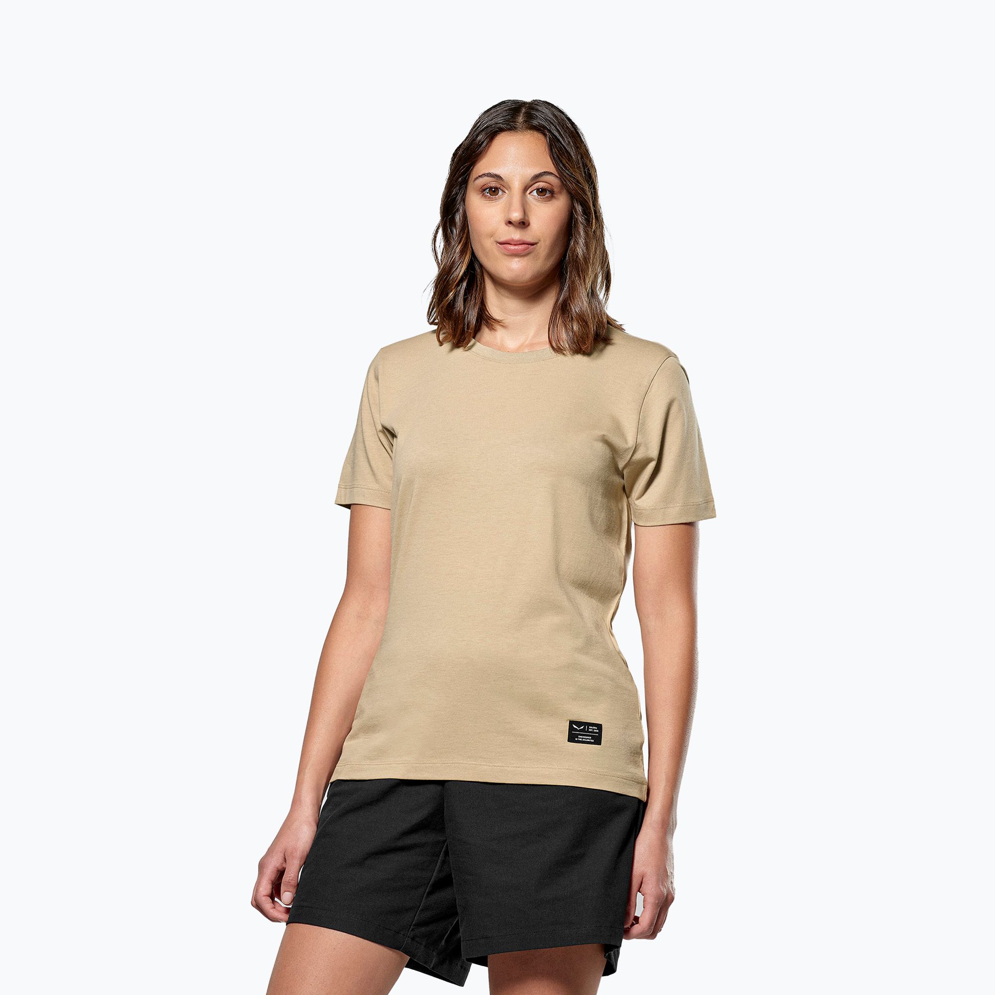 Koszulka damska Salewa Eagle Sunset Loose quicksand 