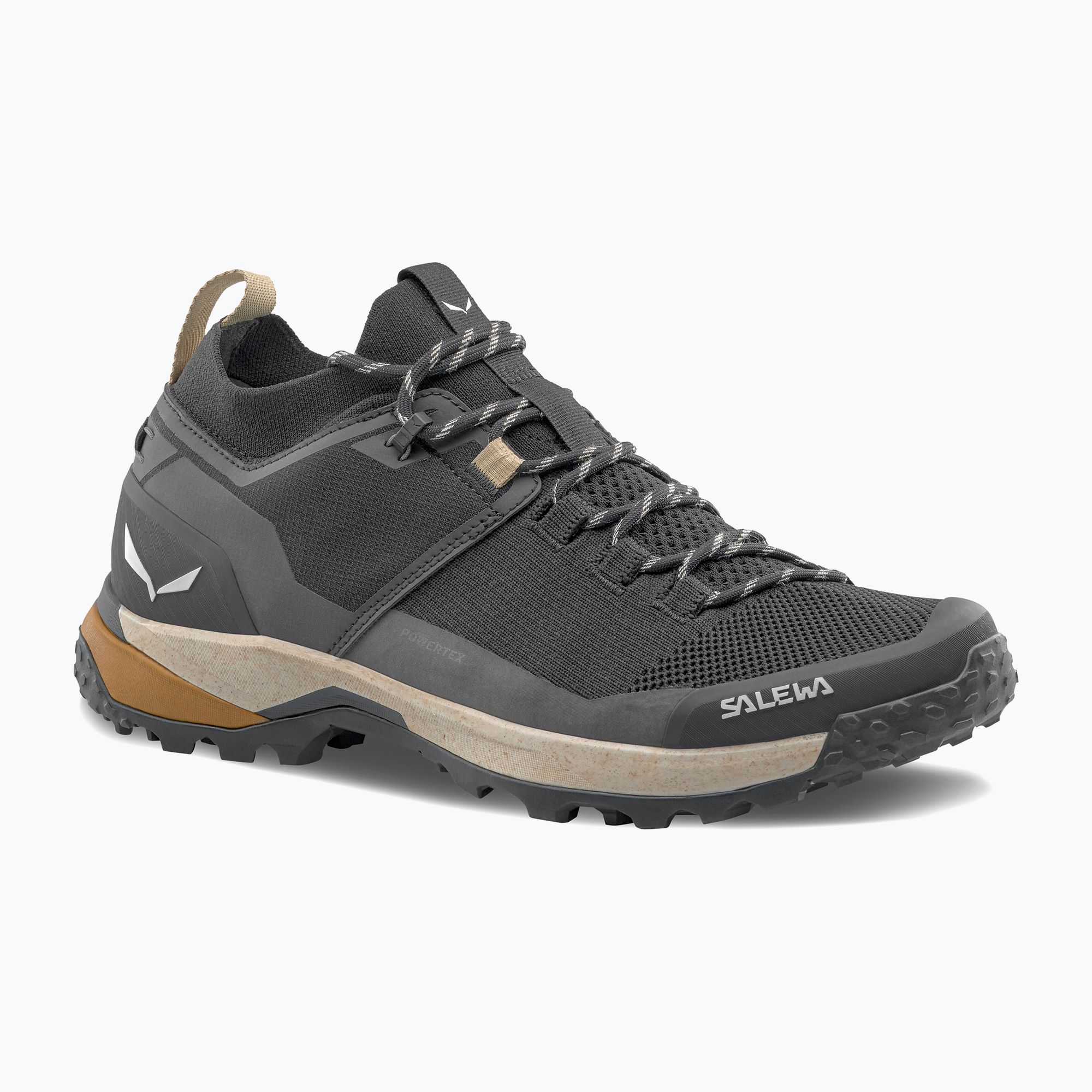 Buty trekkingowe męskie Salewa Puez 2 Knit Powertex black/black 