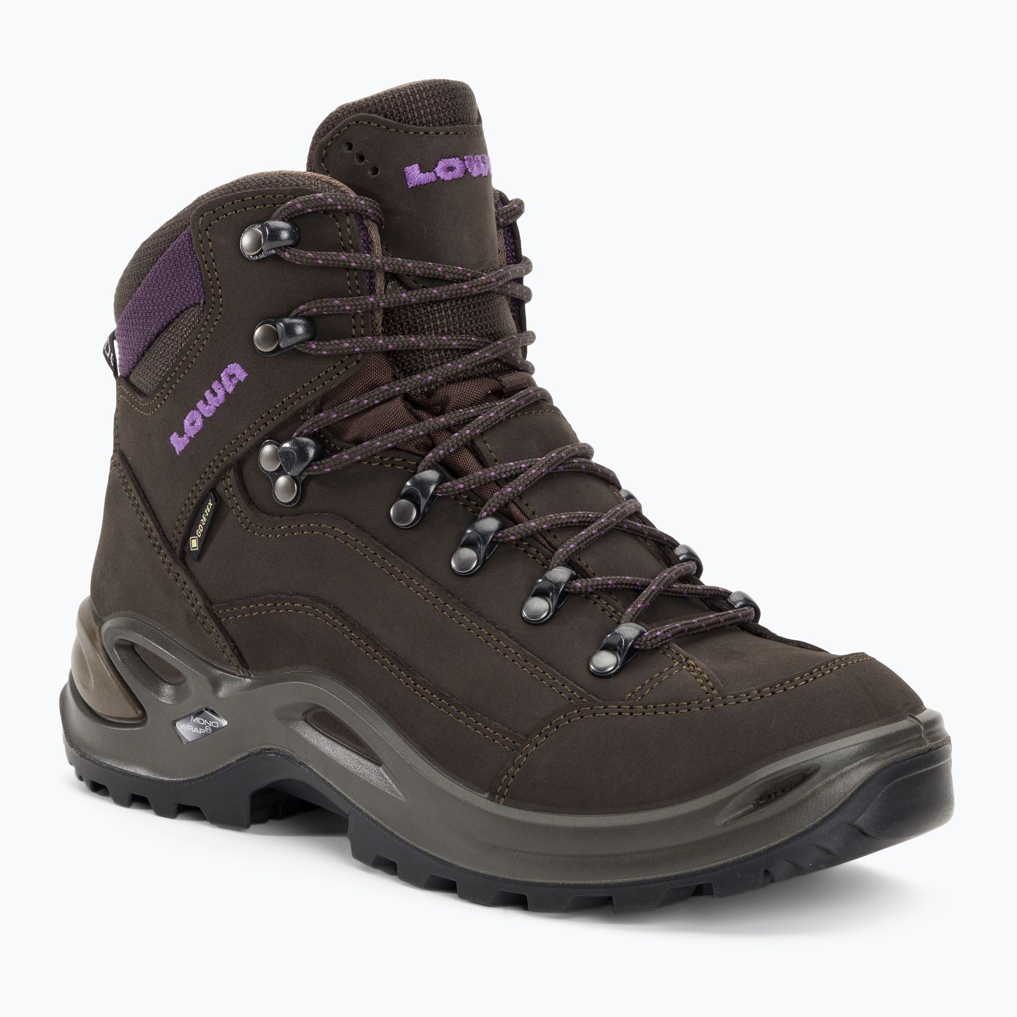 Buty turystyczne damskie LOWA Renegade GTX Mid slate/blackberry 