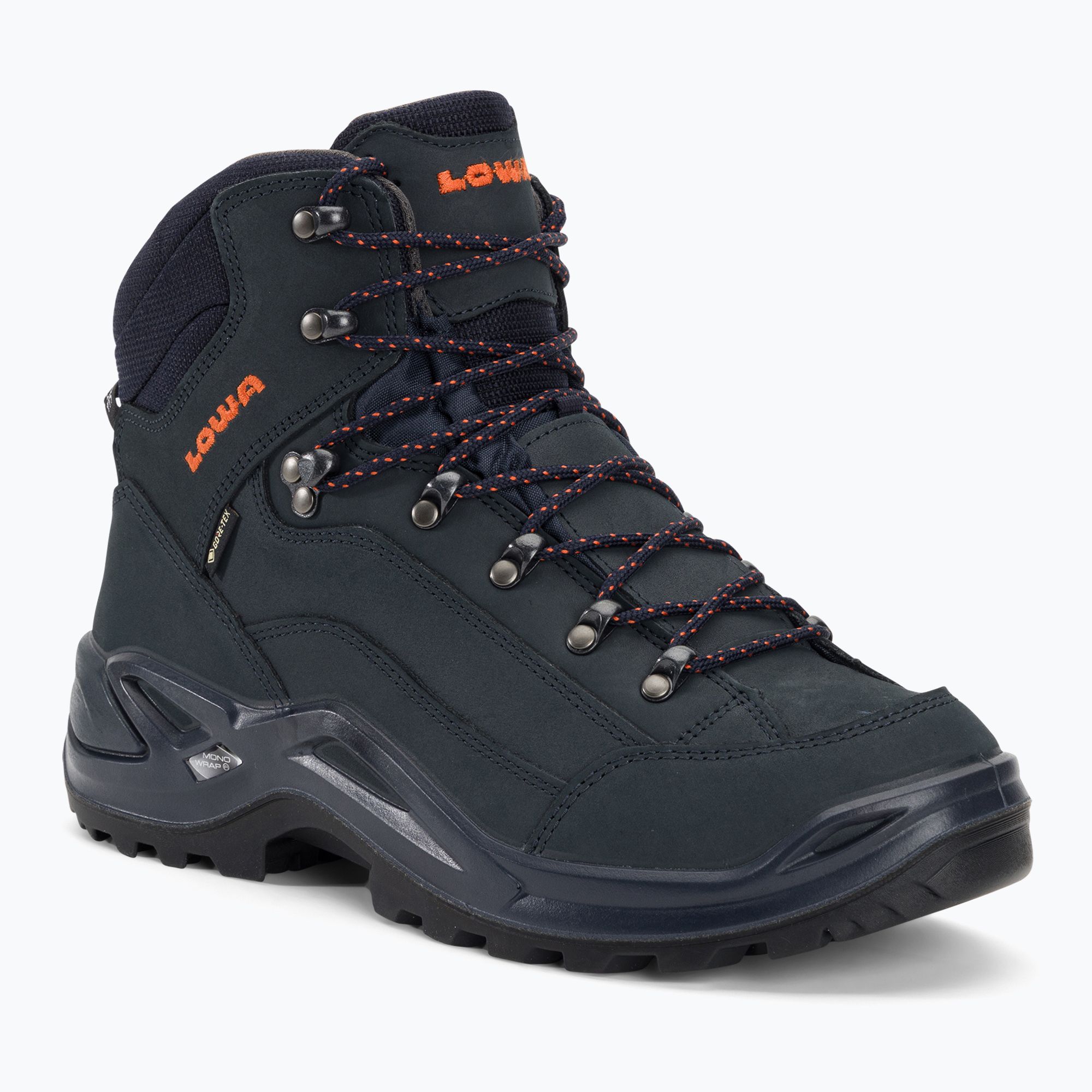 Buty turystyczne męskie LOWA Renegade GTX Mid navy/orange 
