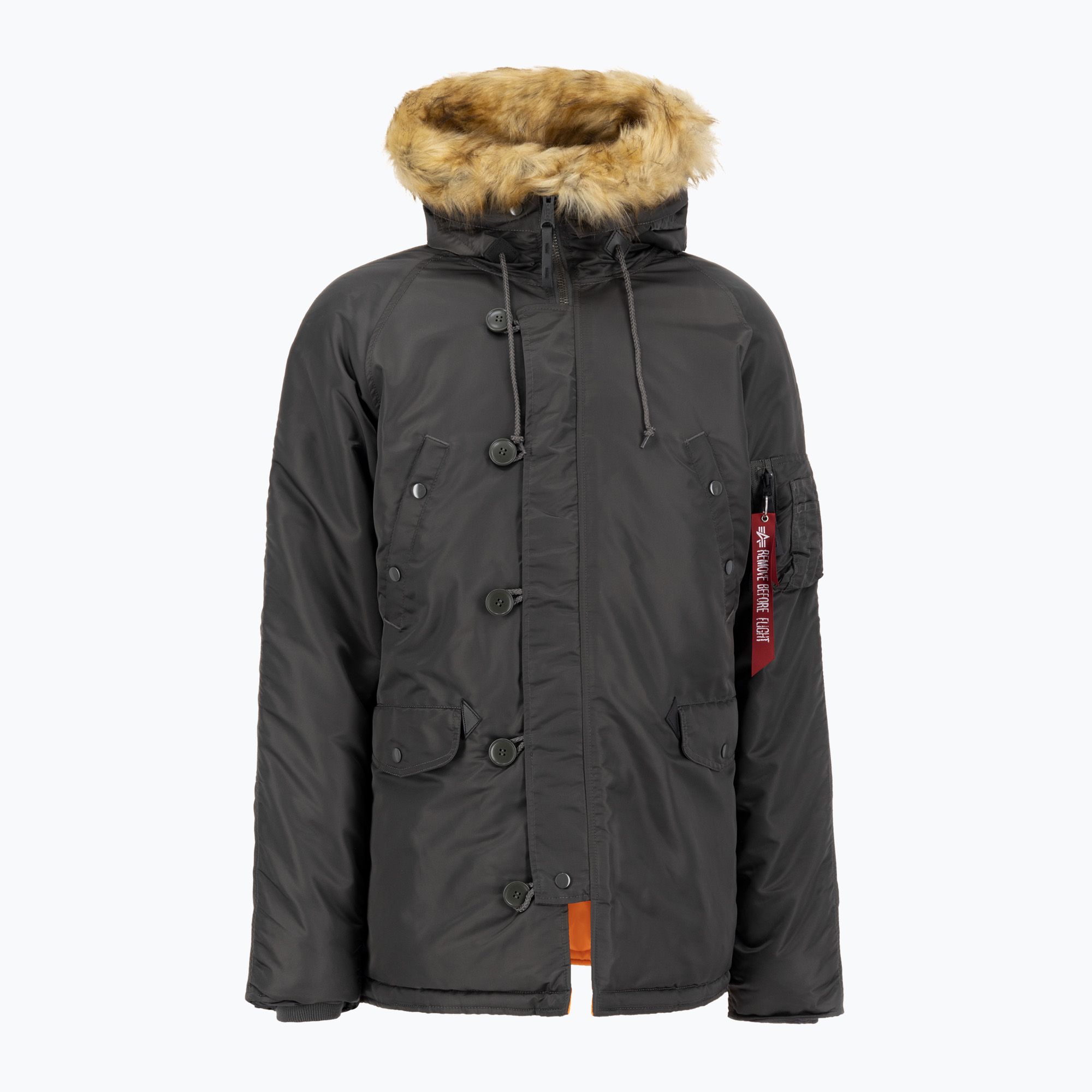 Kurtka męska Alpha Industries N-3B VF grey/black 