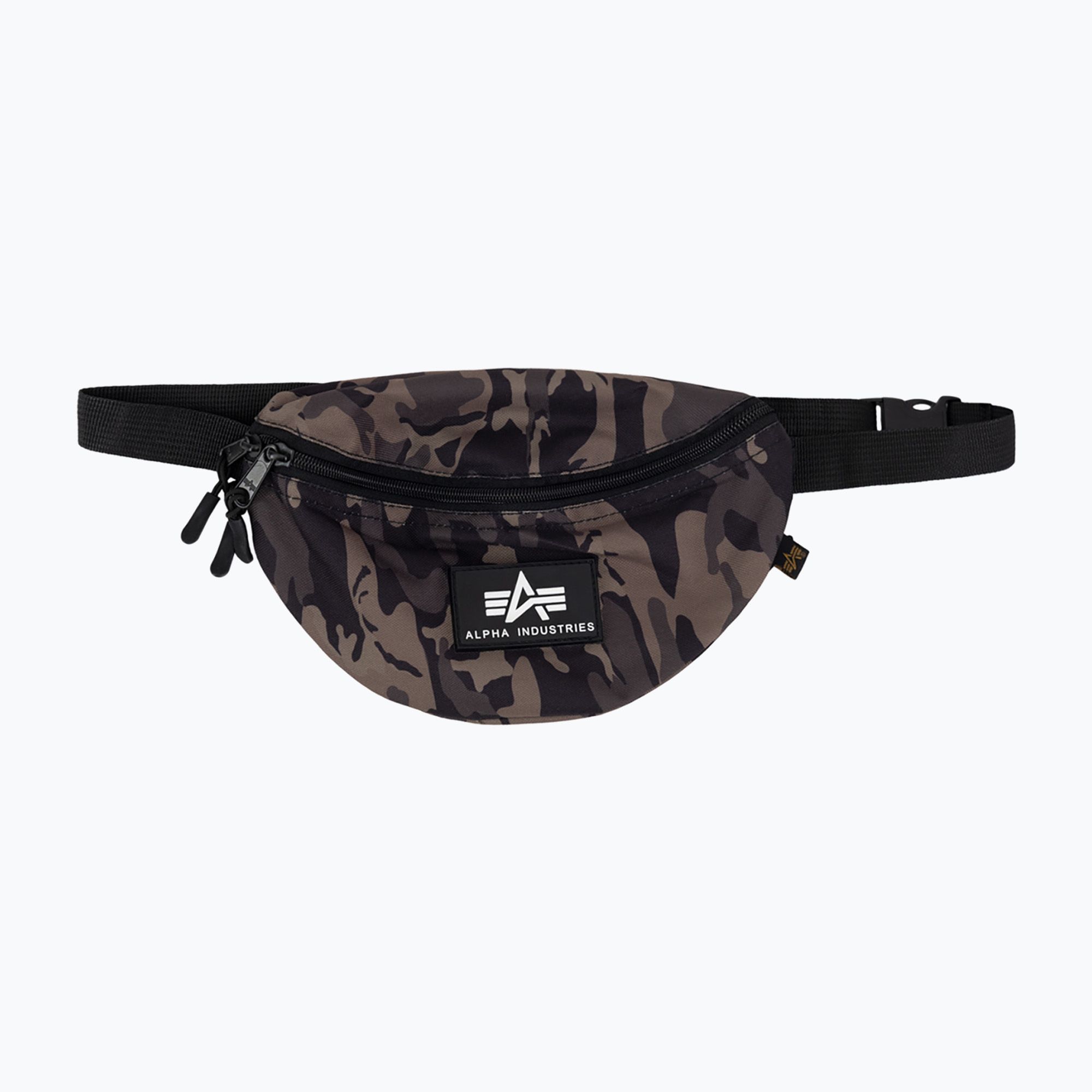 Saszetka nerka Alpha Industries Rubber Print Waistbag black camo 