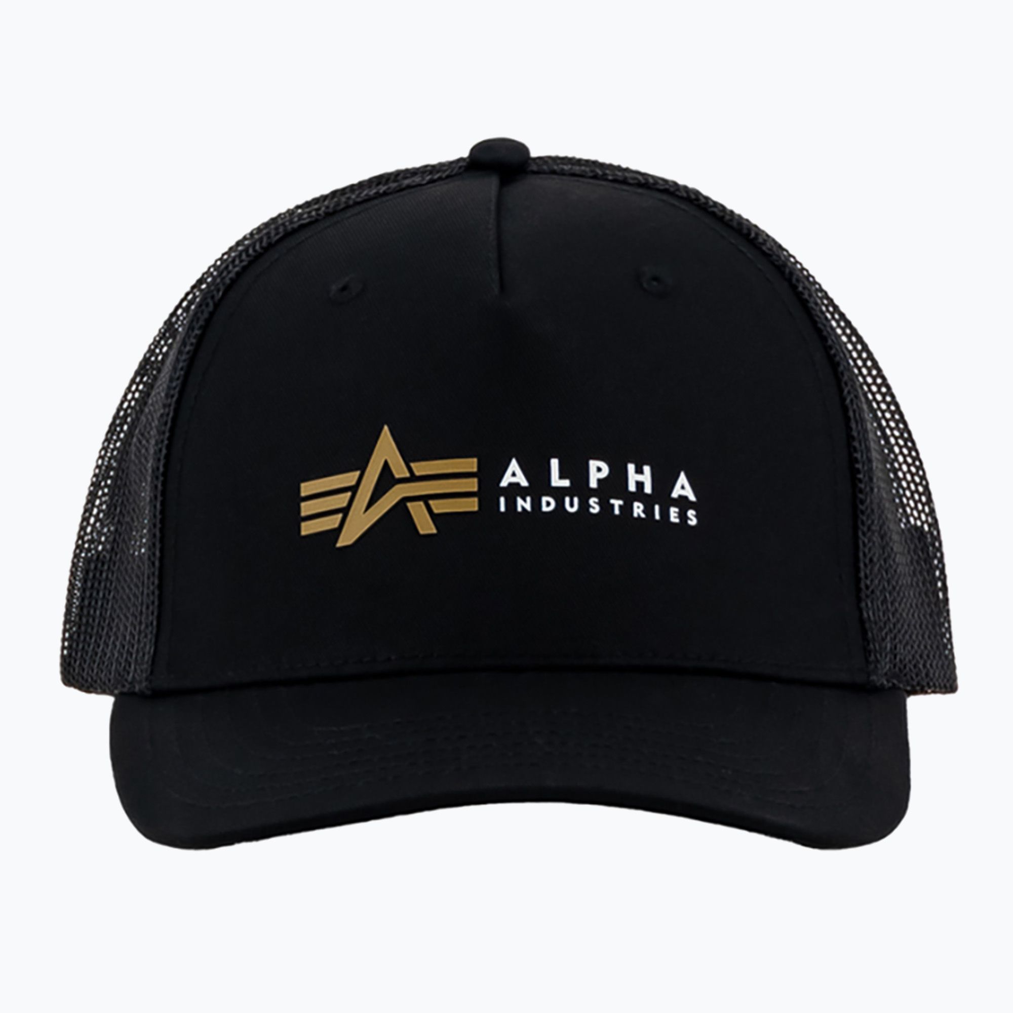 Czapka z daszkiem męska Alpha Industries Label Trucker black 