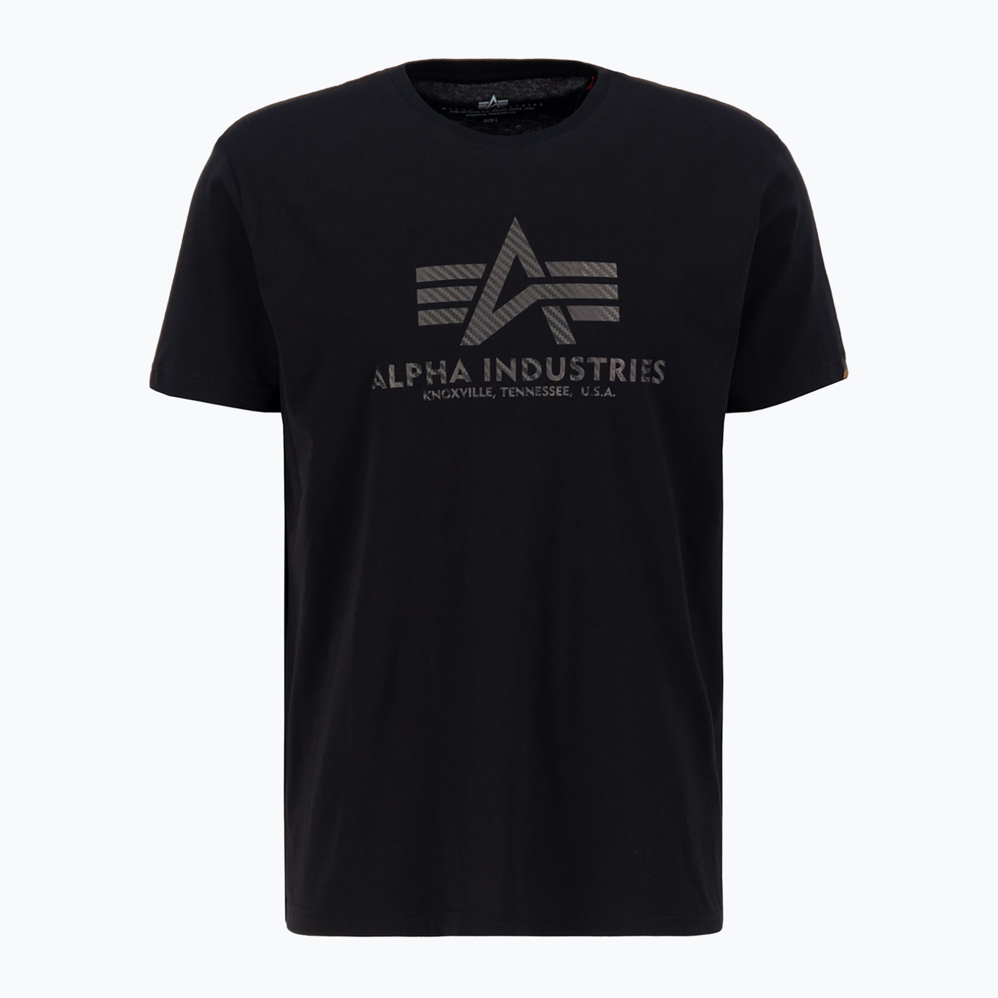 Koszulka męska Alpha Industries Basic T Carbon black 