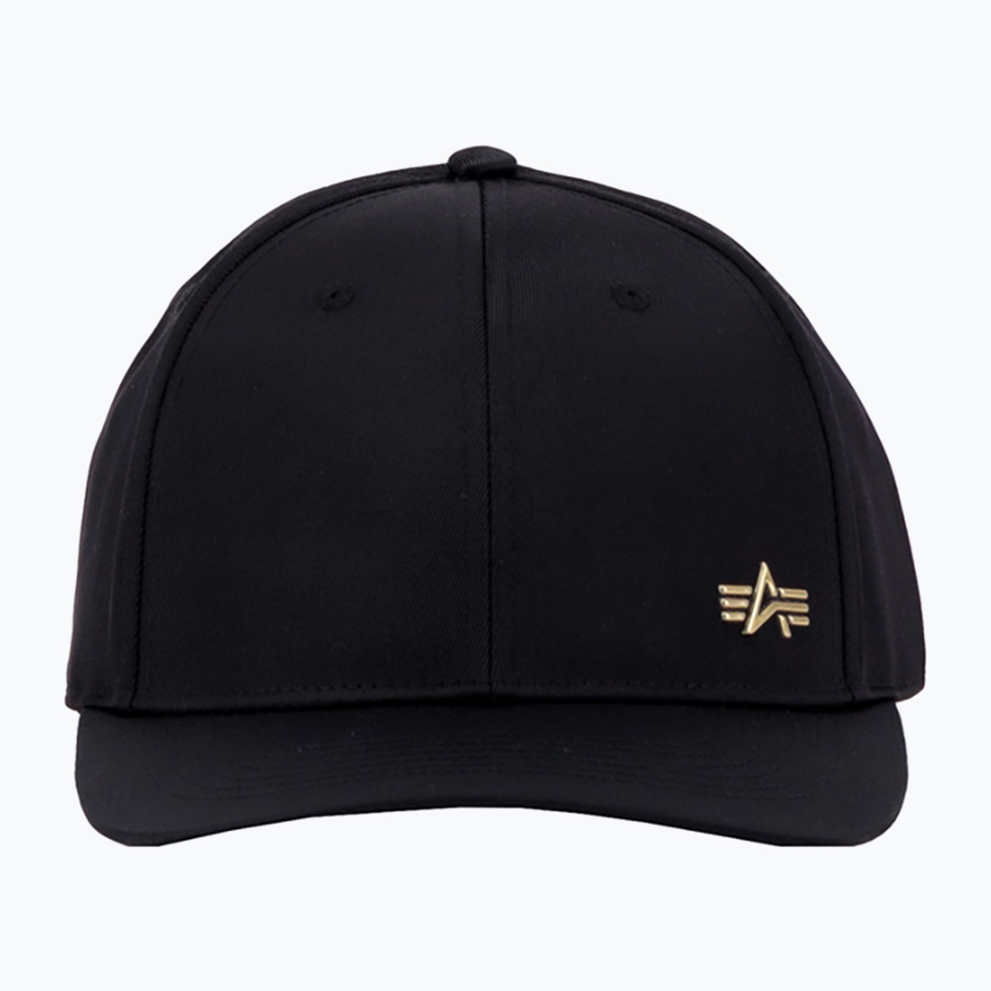 Czapka z daszkiem męska Alpha Industries Metal Label black/shiny gold 