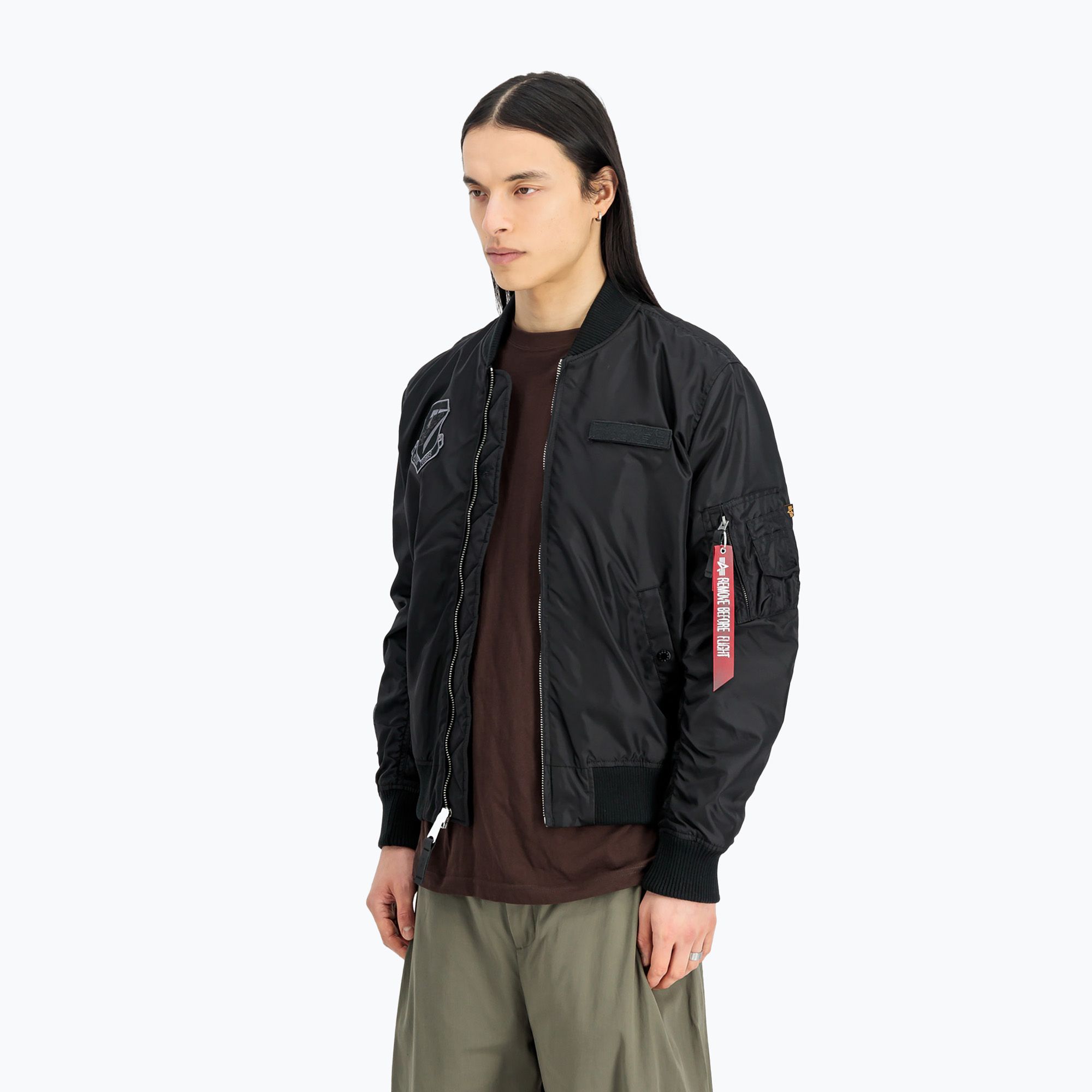 Kurtka męska Alpha Industries MA-1 TT Flying Tigers black 