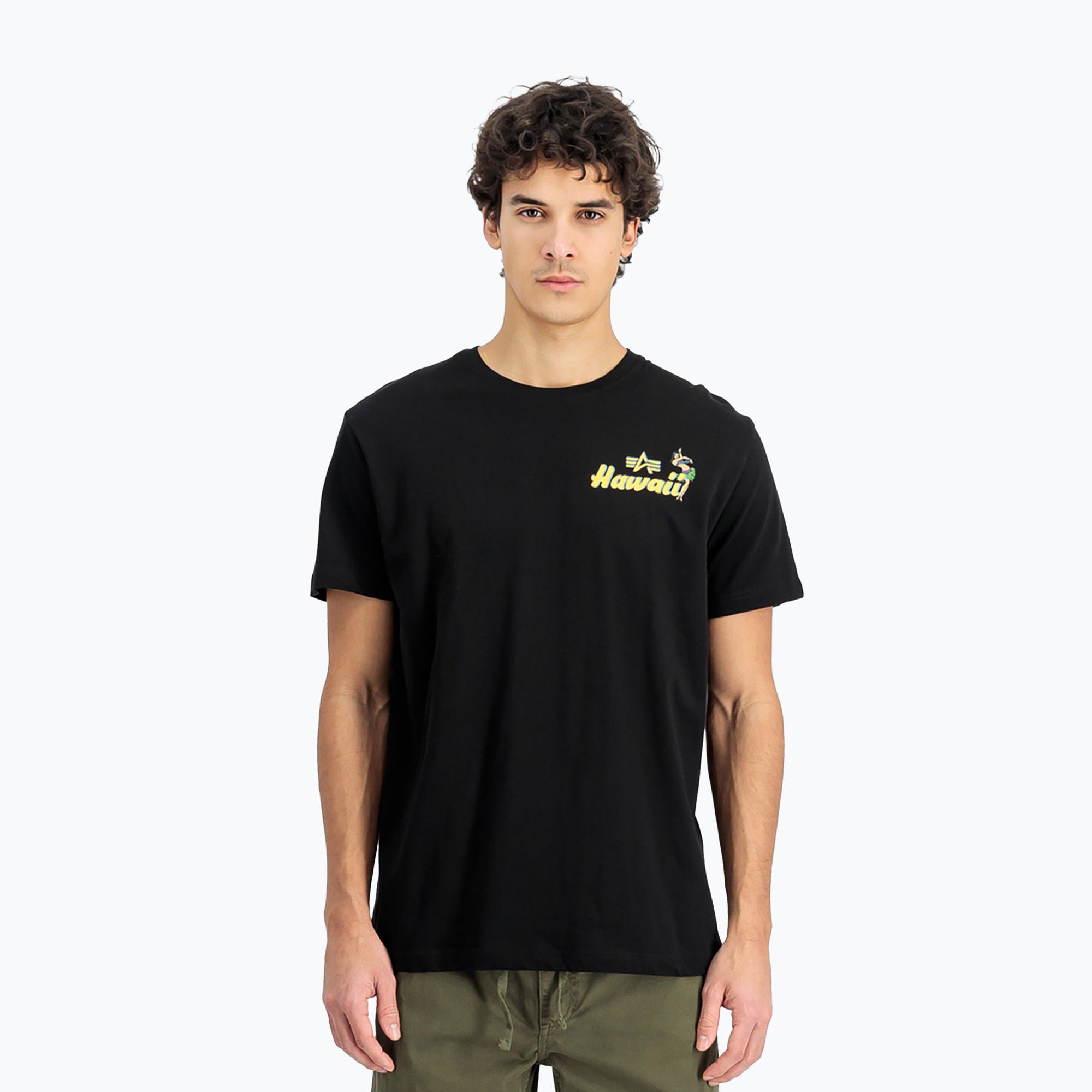 Koszulka męska Alpha Industries Pearl Harbor Back Print black 