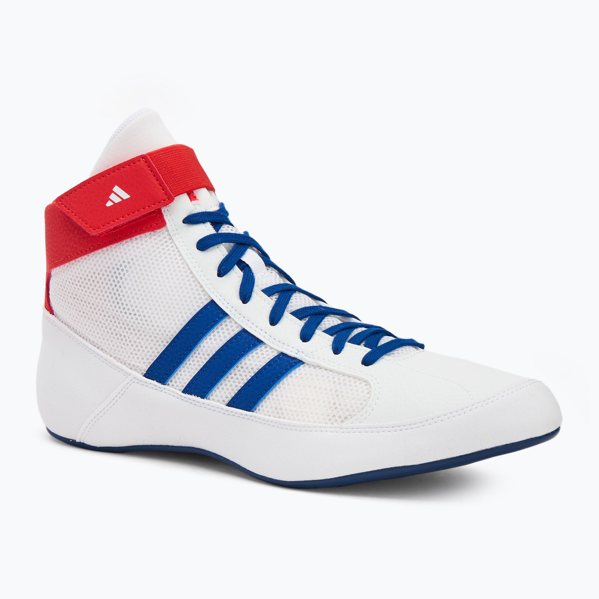 Buty zapaśnicze męskie adidas Havoc cloud white/ collegiate royal/ active red 