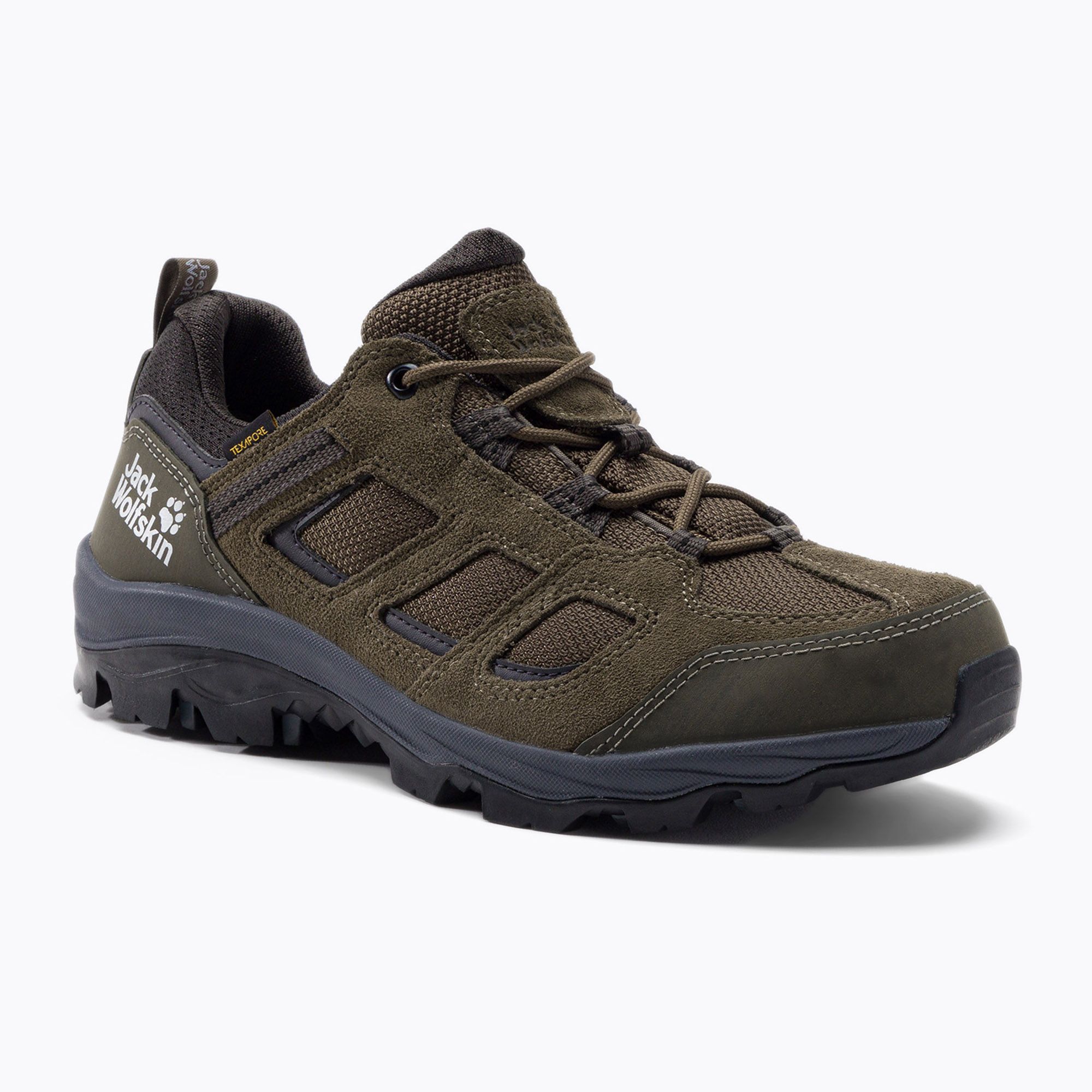 Buty trekkingowe męskie Jack Wolfskin Vojo 3 Texapore Low khaki/phantom 