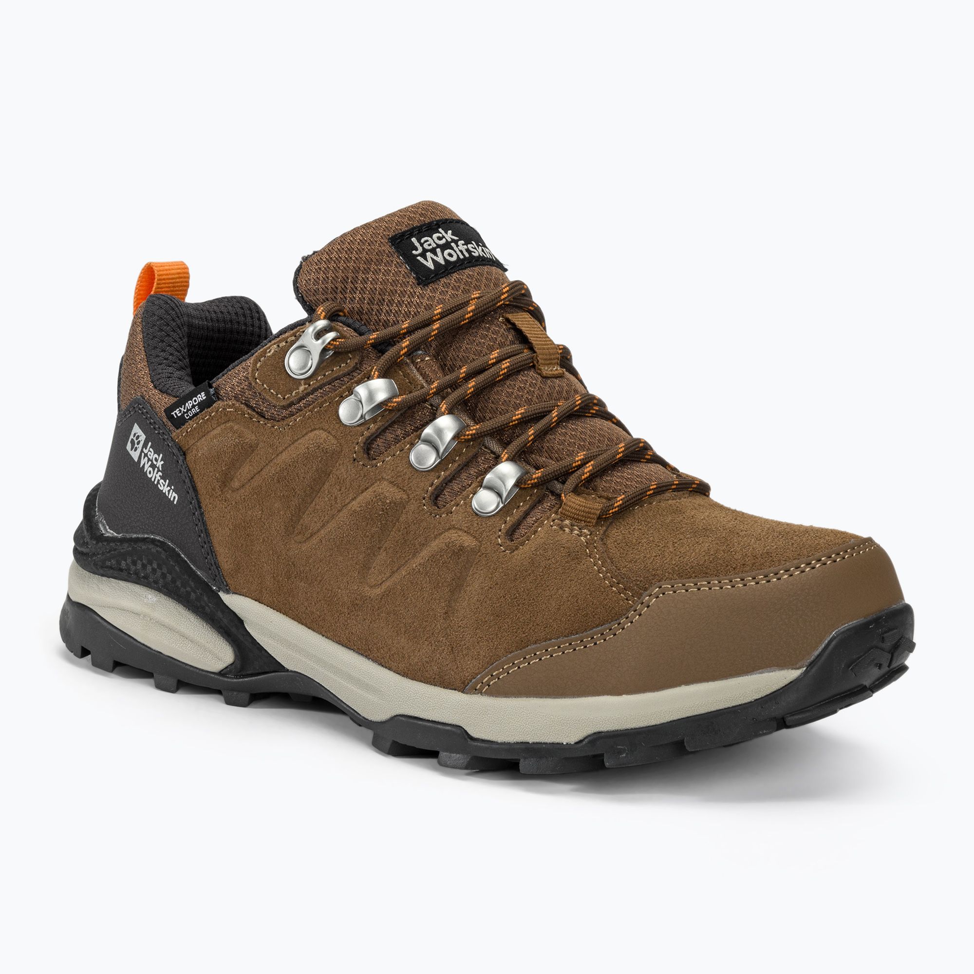 Buty trekkingowe damskie Jack Wolfskin Refugio Texapore Low brown/apricot 