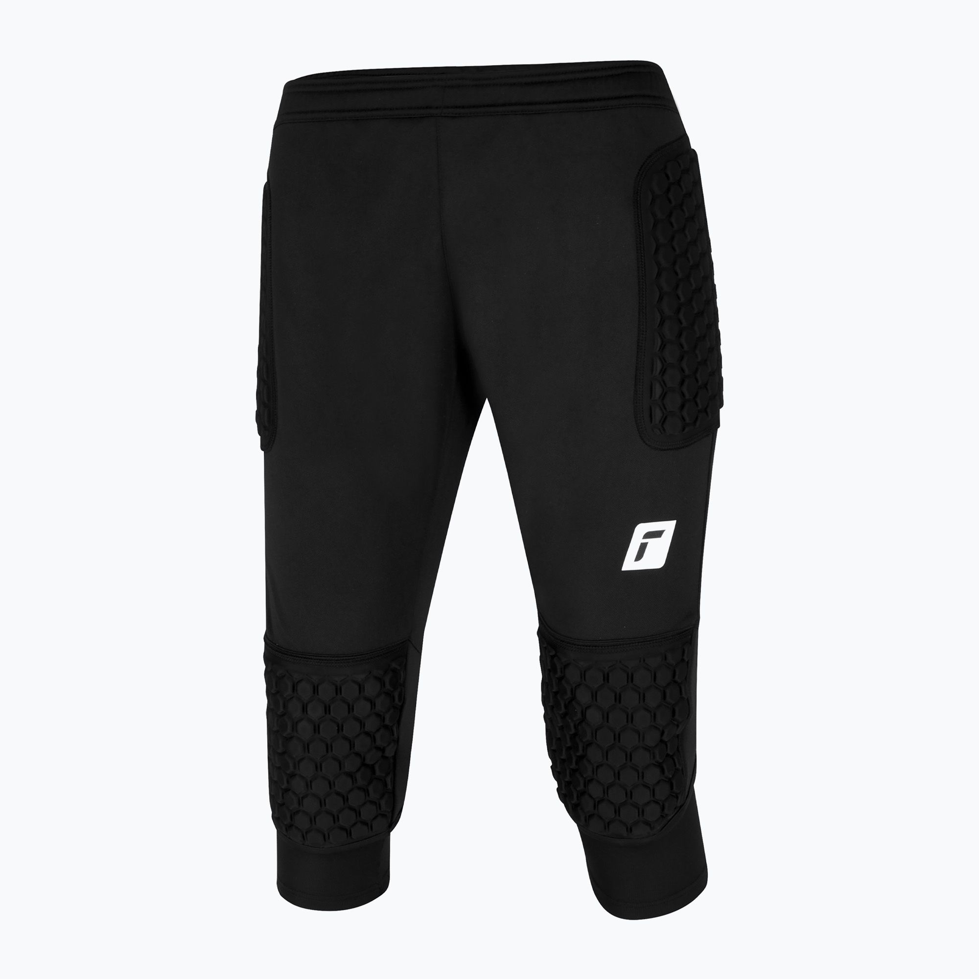 Spodnie bramkarskie dziecięce Reusch Contest 3/4 Short Advance Junior black/silver 