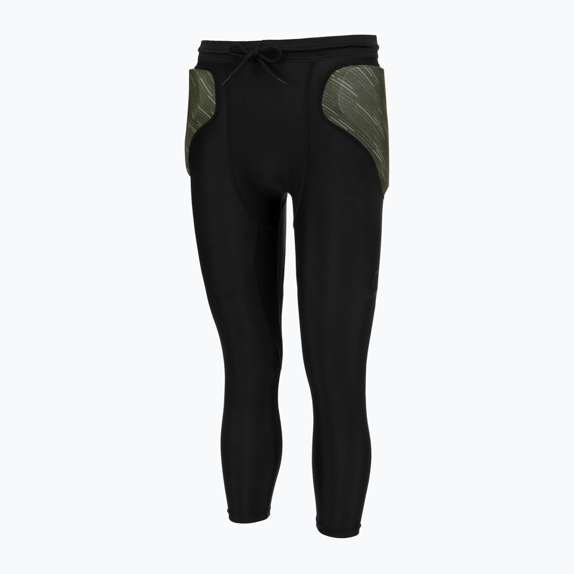 Spodnie bramkarskie Reusch Padded Eco Short 3/4 black/desert green 