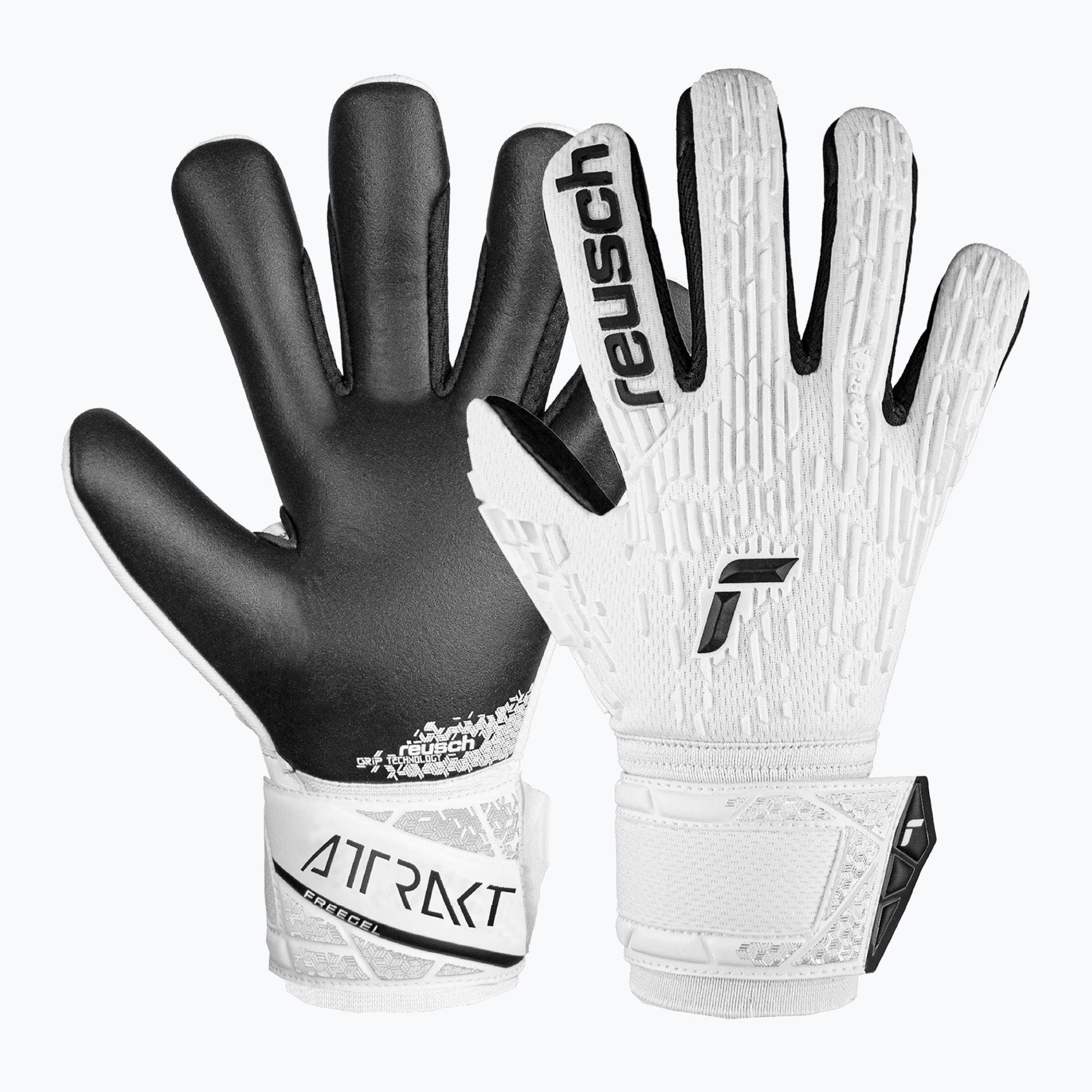 Rękawice bramkarskie Reusch Attrakt Freegel Silver white/black 