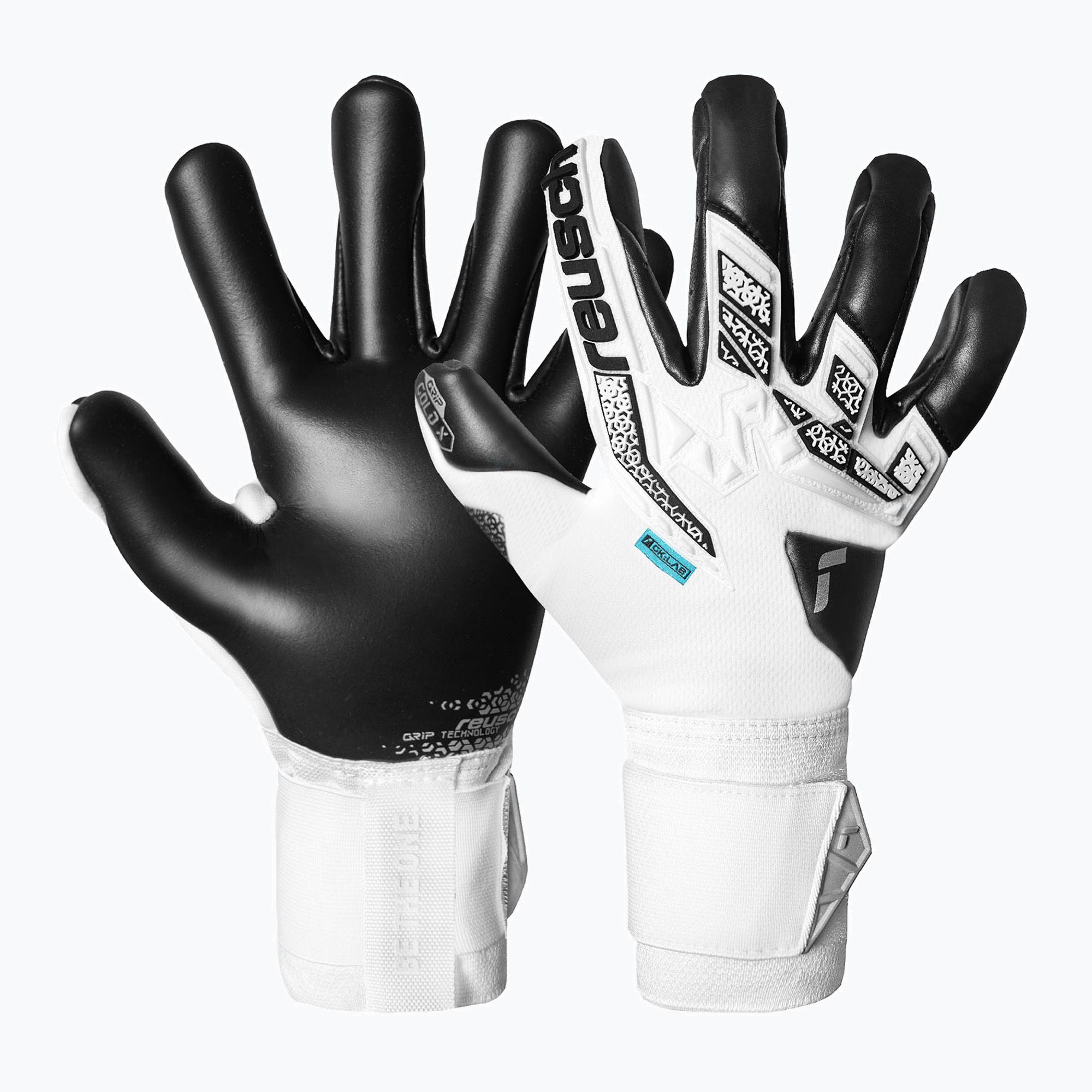Rękawice bramkarskie Reusch Attrakt Freegel Gold X white/silver/black 