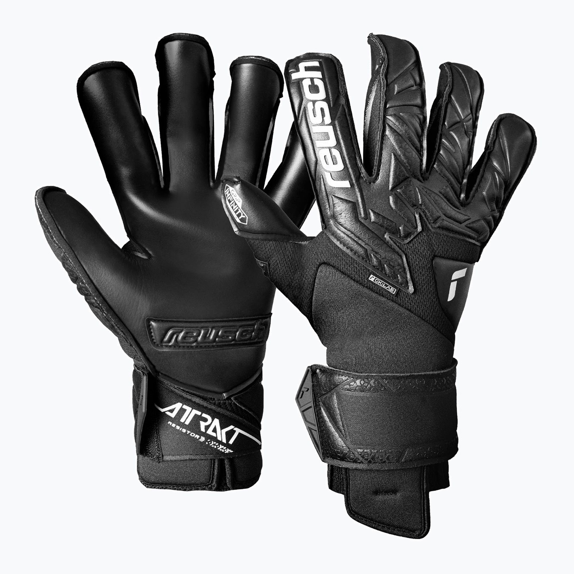 Rękawice bramkarskie Reusch Attrakt Infinity Resistor black 