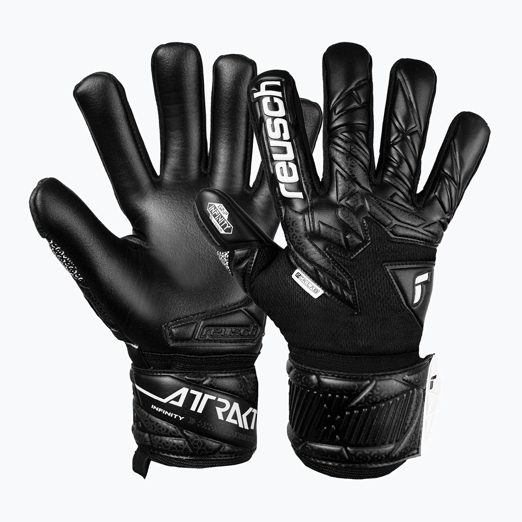 Rękawice bramkarskie Reusch Attrakt Infinity NC Junior black 