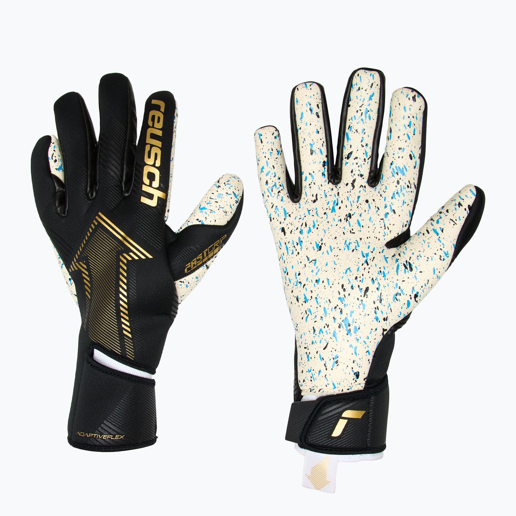 Rękawice bramkarskie Reusch Fastgrip Fusion black/gold 