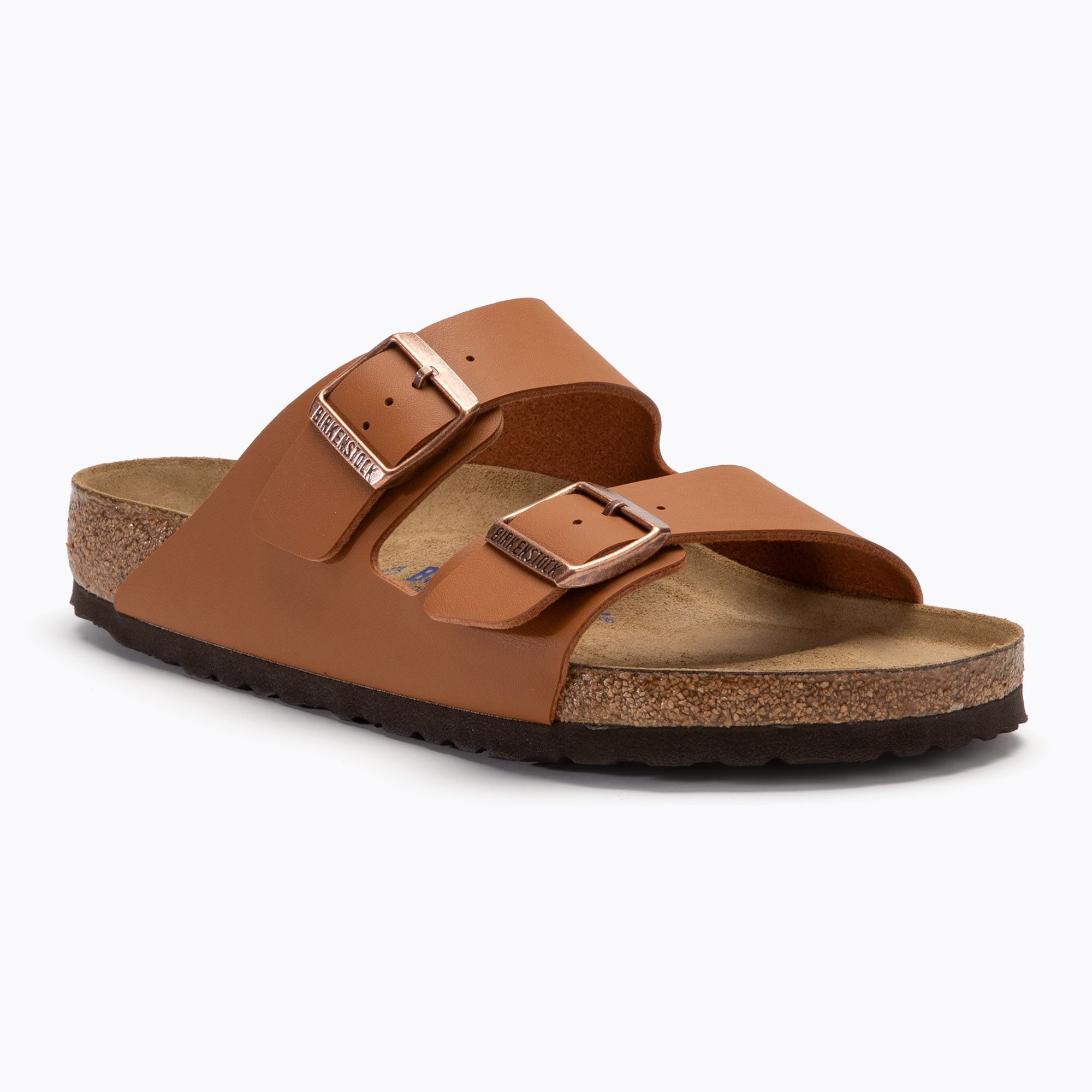 Klapki BIRKENSTOCK Arizona SFB BF Regular ginger brown 