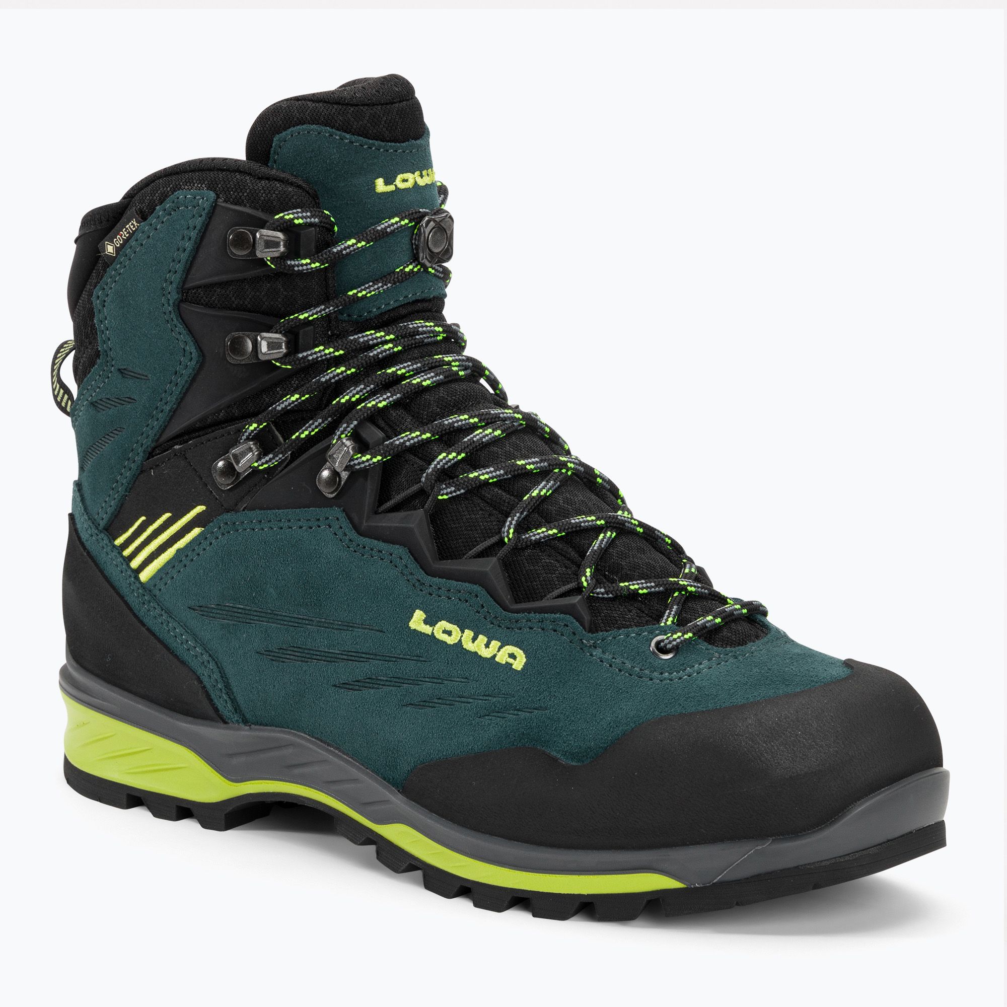 Buty wysokogórskie męskie LOWA Cadin II GTX Mid steel blue/lime 
