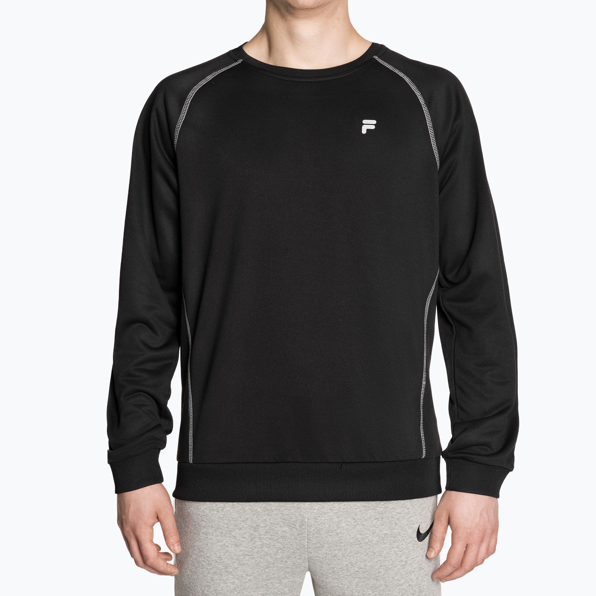Bluza męska FILA Landin Raglan Crew Sweat black 