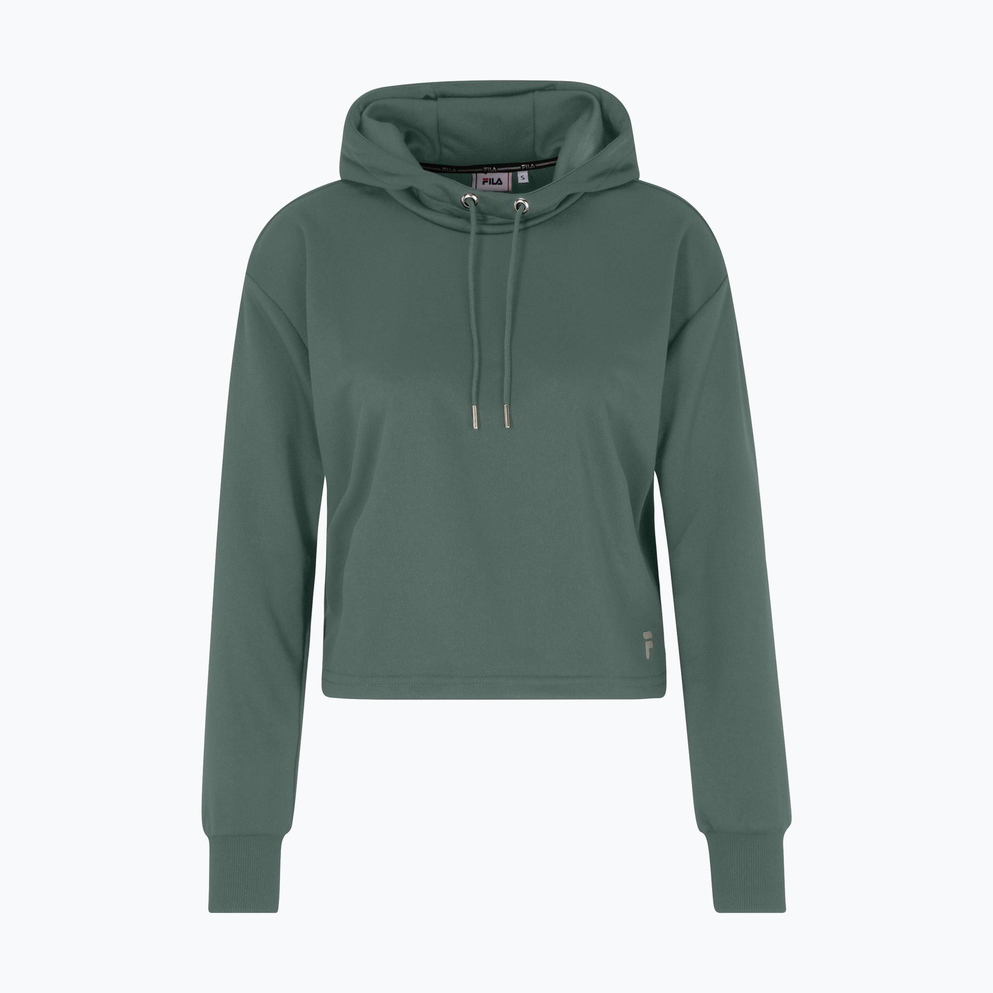 Bluza damska FILA Rheine Cropped Hoody dark forest 