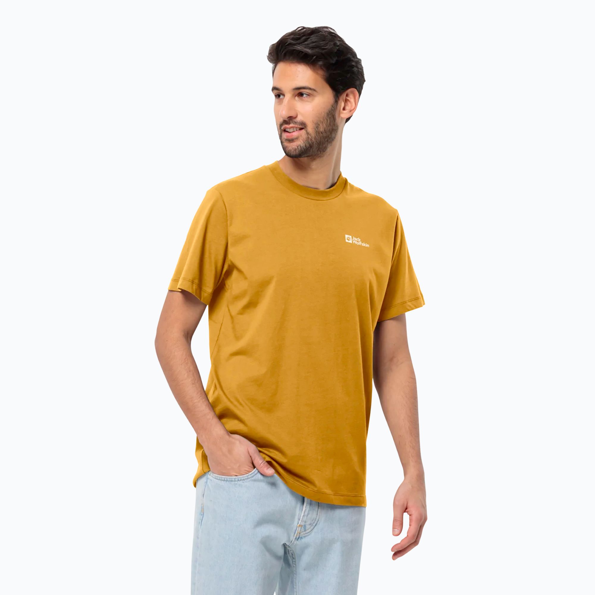 Koszulka męska Jack Wolfskin Essential curry 