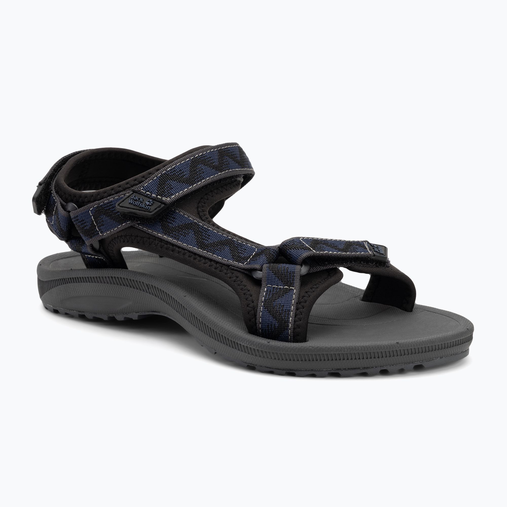 Sandały męskie Jack Wolfskin Wave Breaker black midnight blue 
