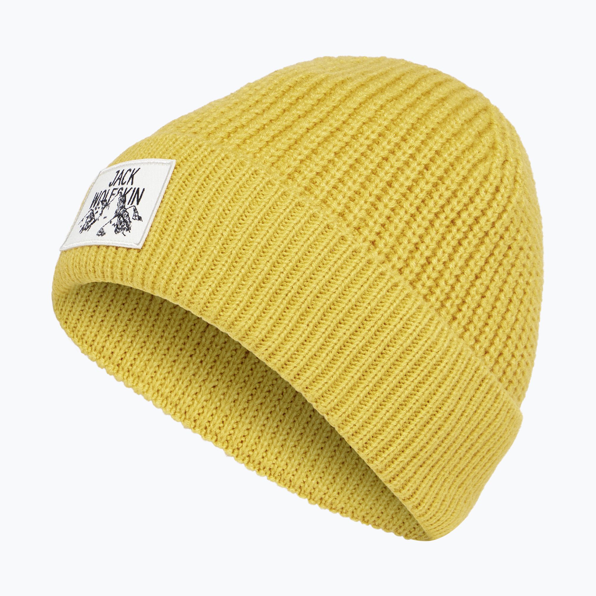 Czapka zimowa Jack Wolfskin Badge mustard 