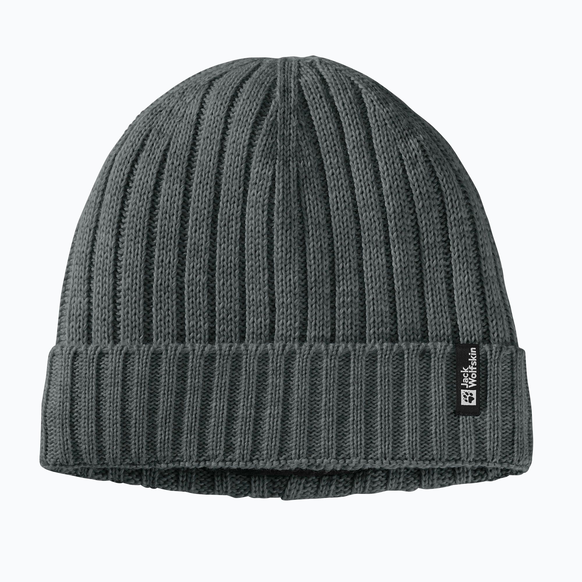 Czapka zimowa Jack Wolfskin Rib Knit slate green 