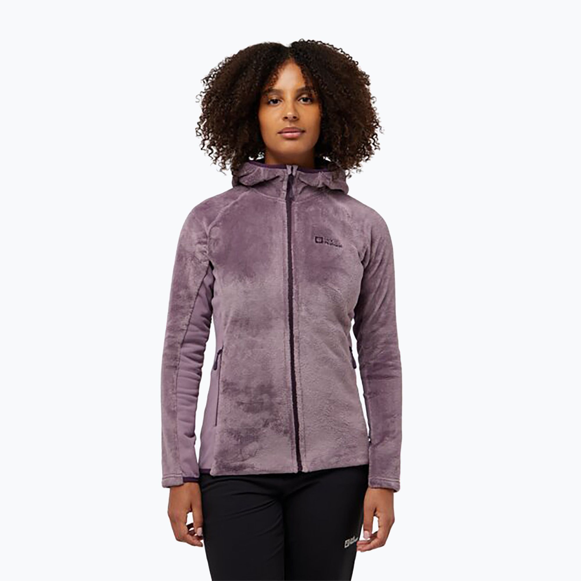 Bluza polarowa damska Jack Wolfskin Rotwand Hooded Fz wild blossom 