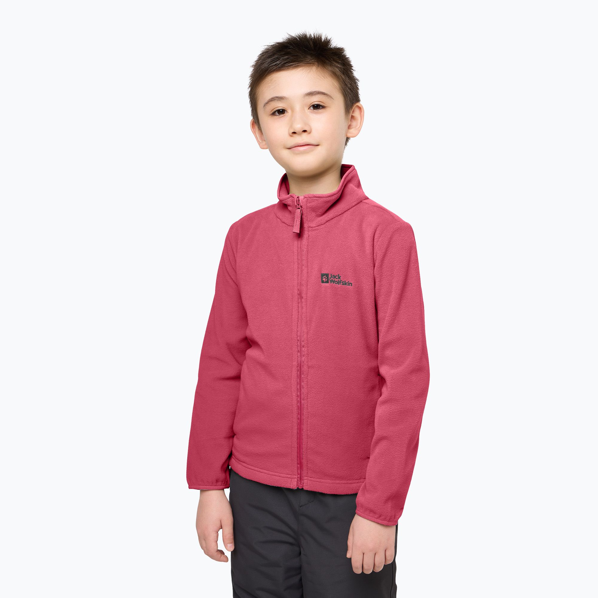Bluza polarowa dziecięca Jack Wolfskin Taunus pink lemonade 