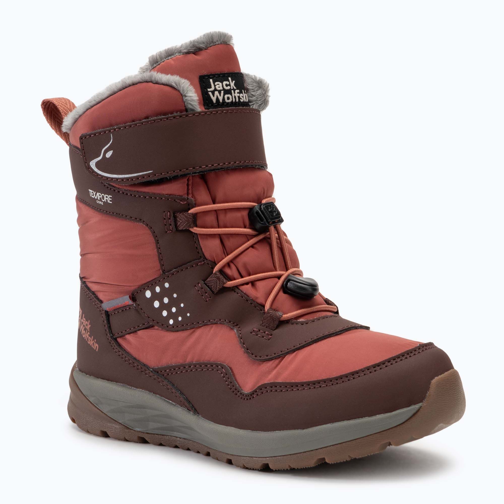 Buty dziecięce Jack Wolfskin Polar Bear-G Texapore High Vc dark mahogany 
