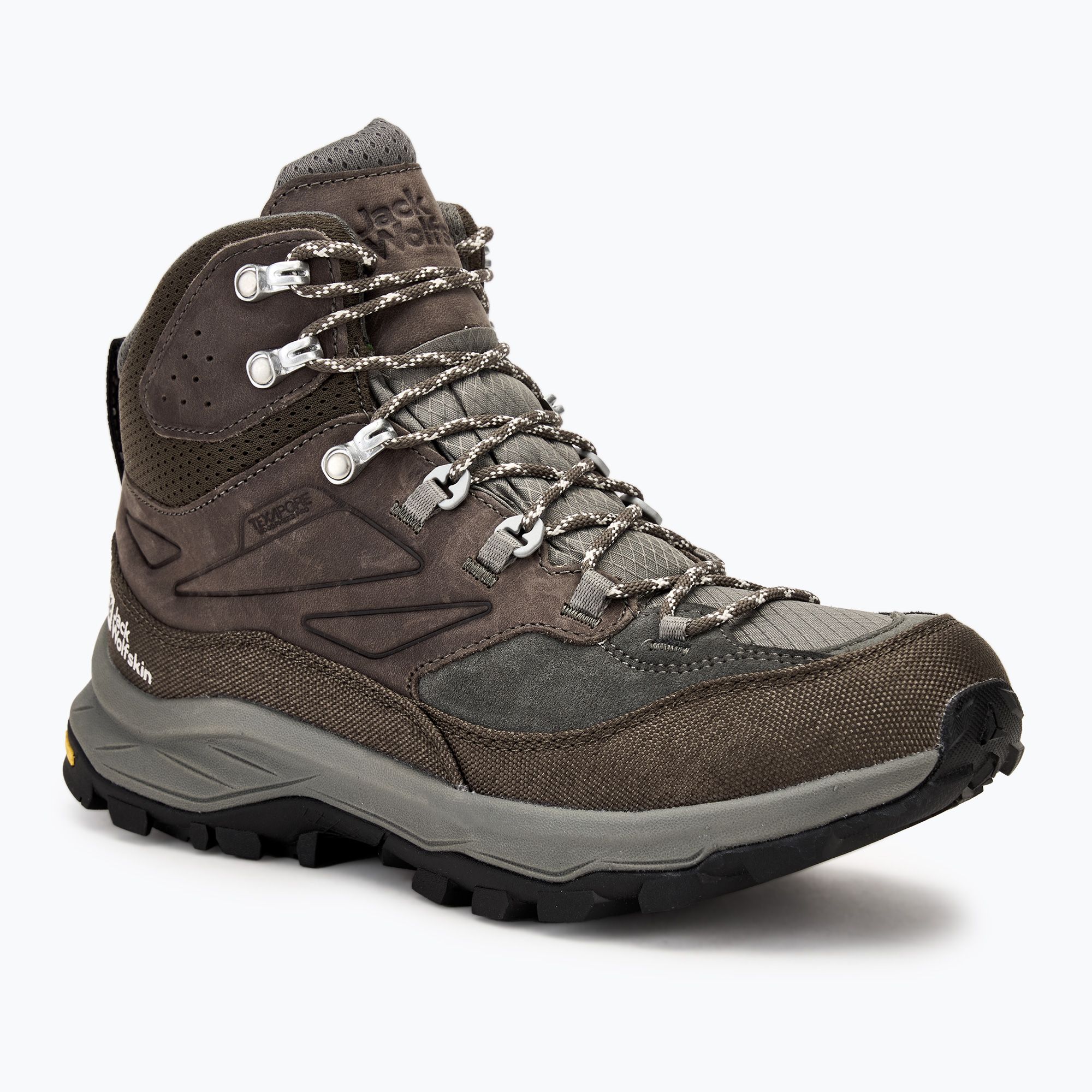 Buty trekkingowe męskie Jack Wolfskin Cyrox Texapore Mid cold coffee 