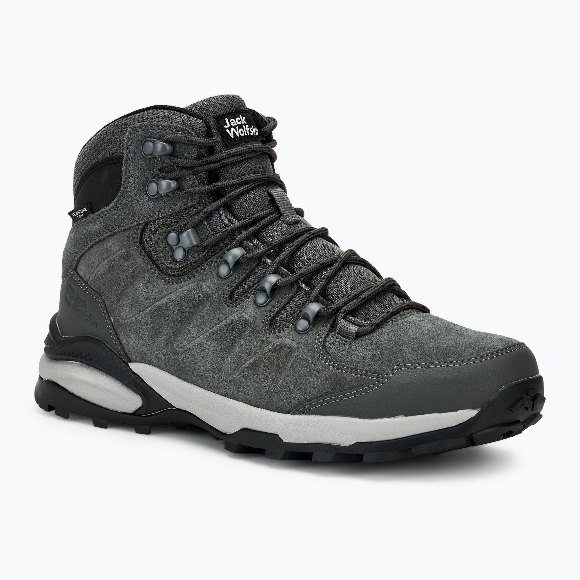 Buty trekkingowe męskie Jack Wolfskin Refugio Texapore Mid slate 