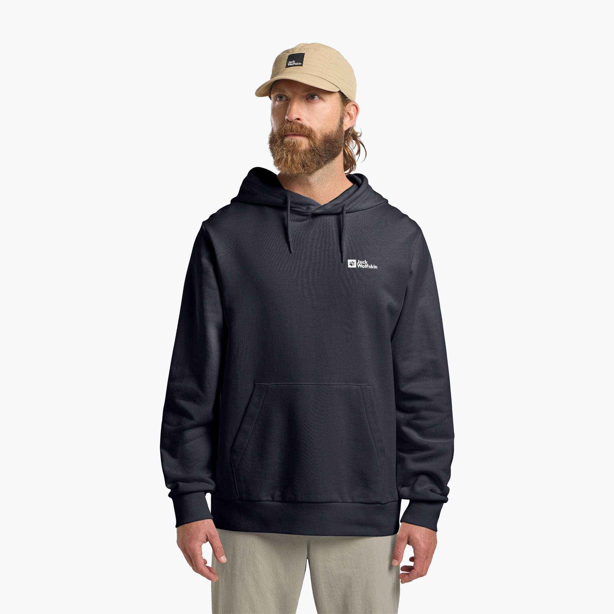 Bluza męska Jack Wolfskin Essential Hoodie dark navy 