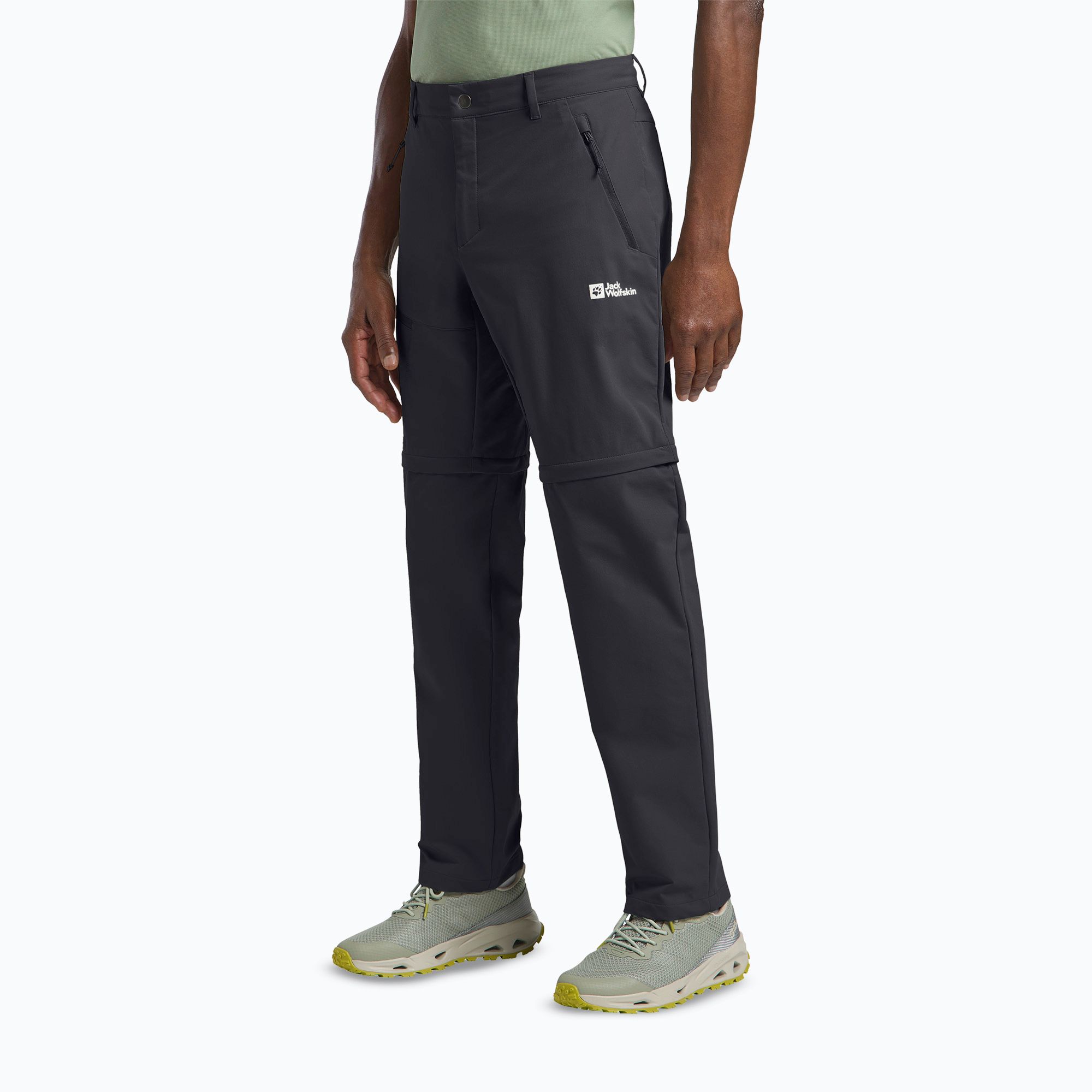 Spodnie trekkingowe męskie Jack Wolfskin Pico Trail Zip Off phantom 